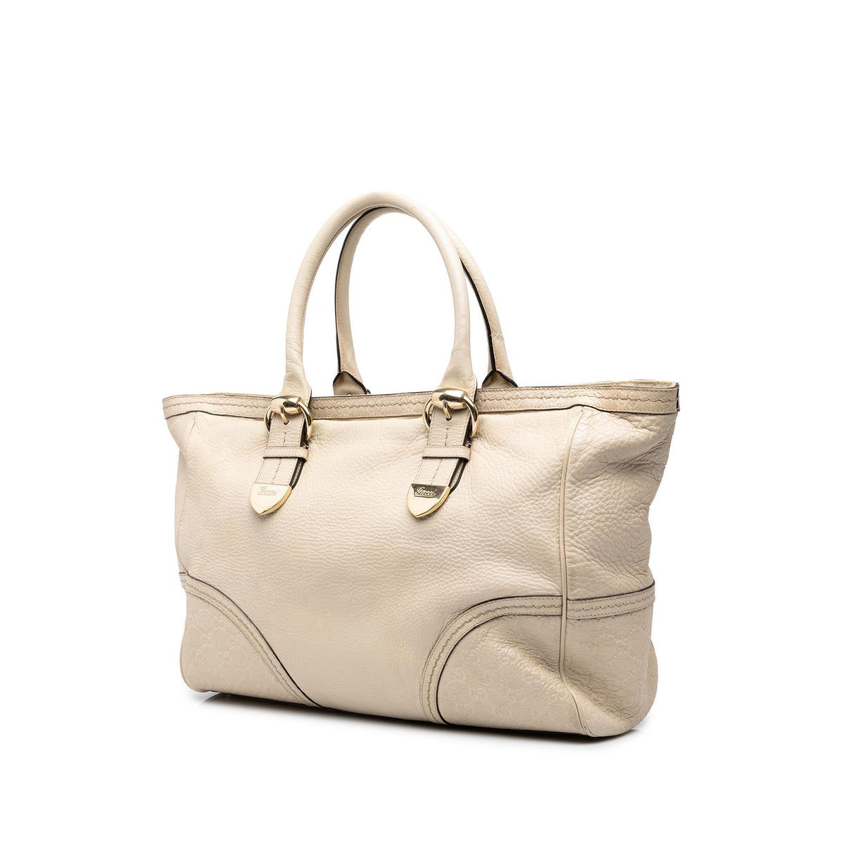 Gucci Guccissima Trimmed Calfskin Signoria Tote