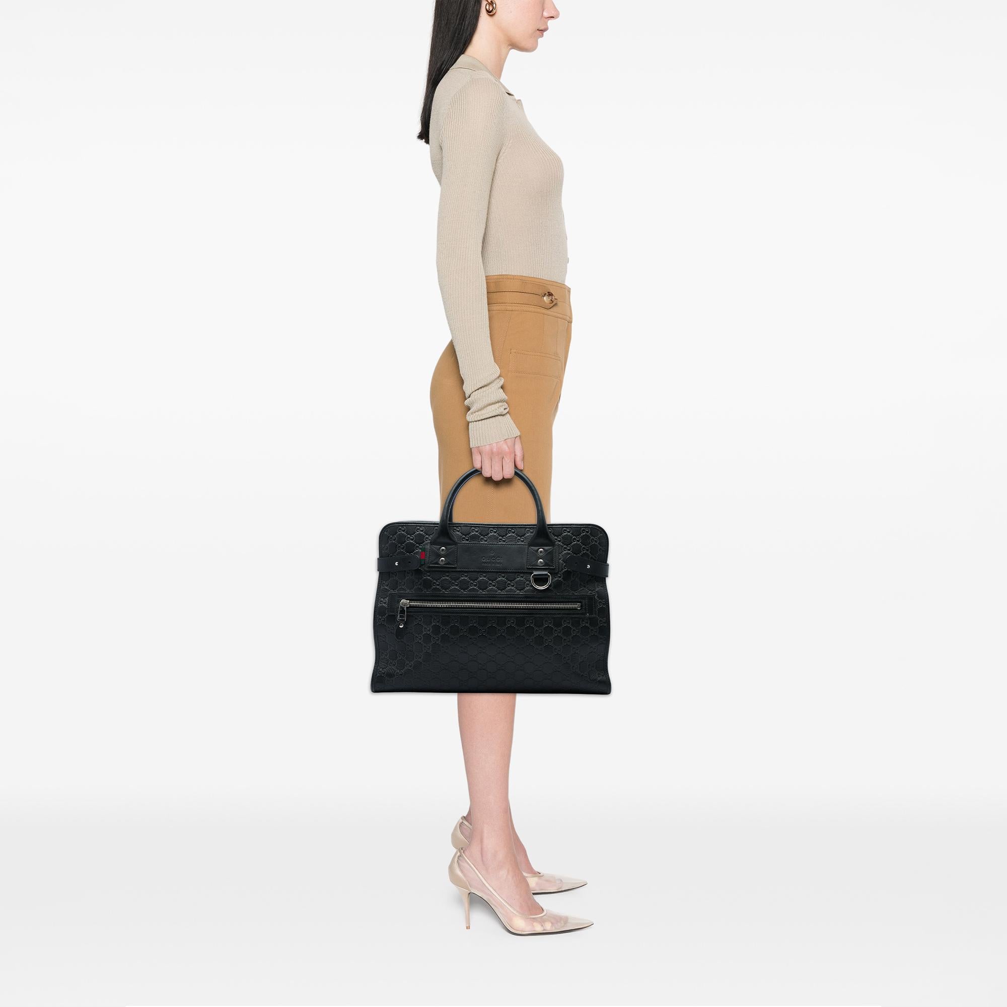 Gucci Guccissima Web Business Bag