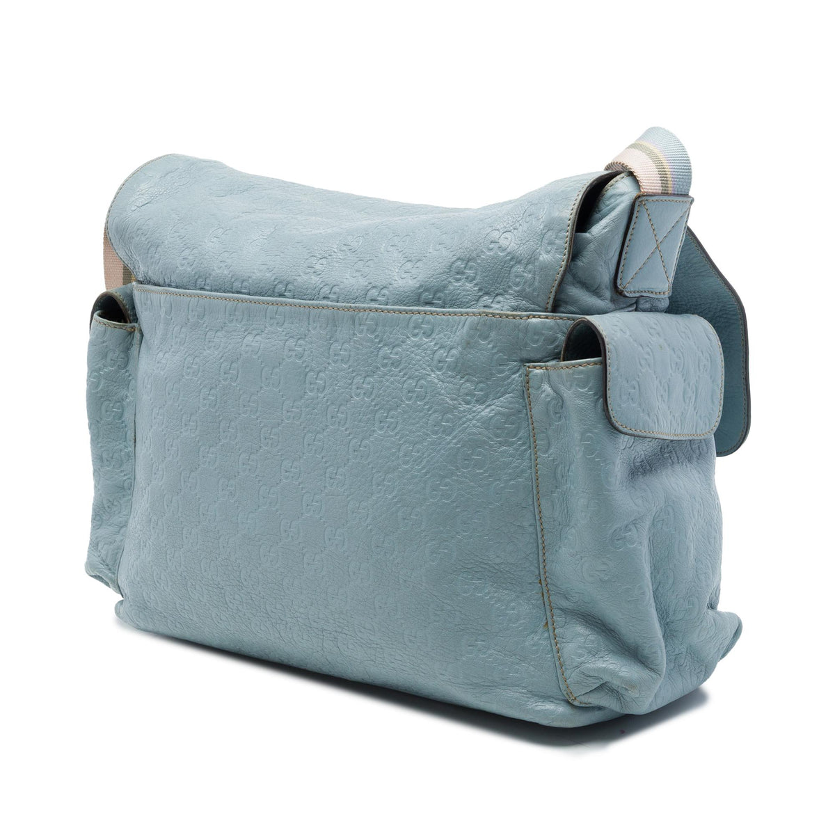 Gucci Guccissima Web Flap Diaper Bag