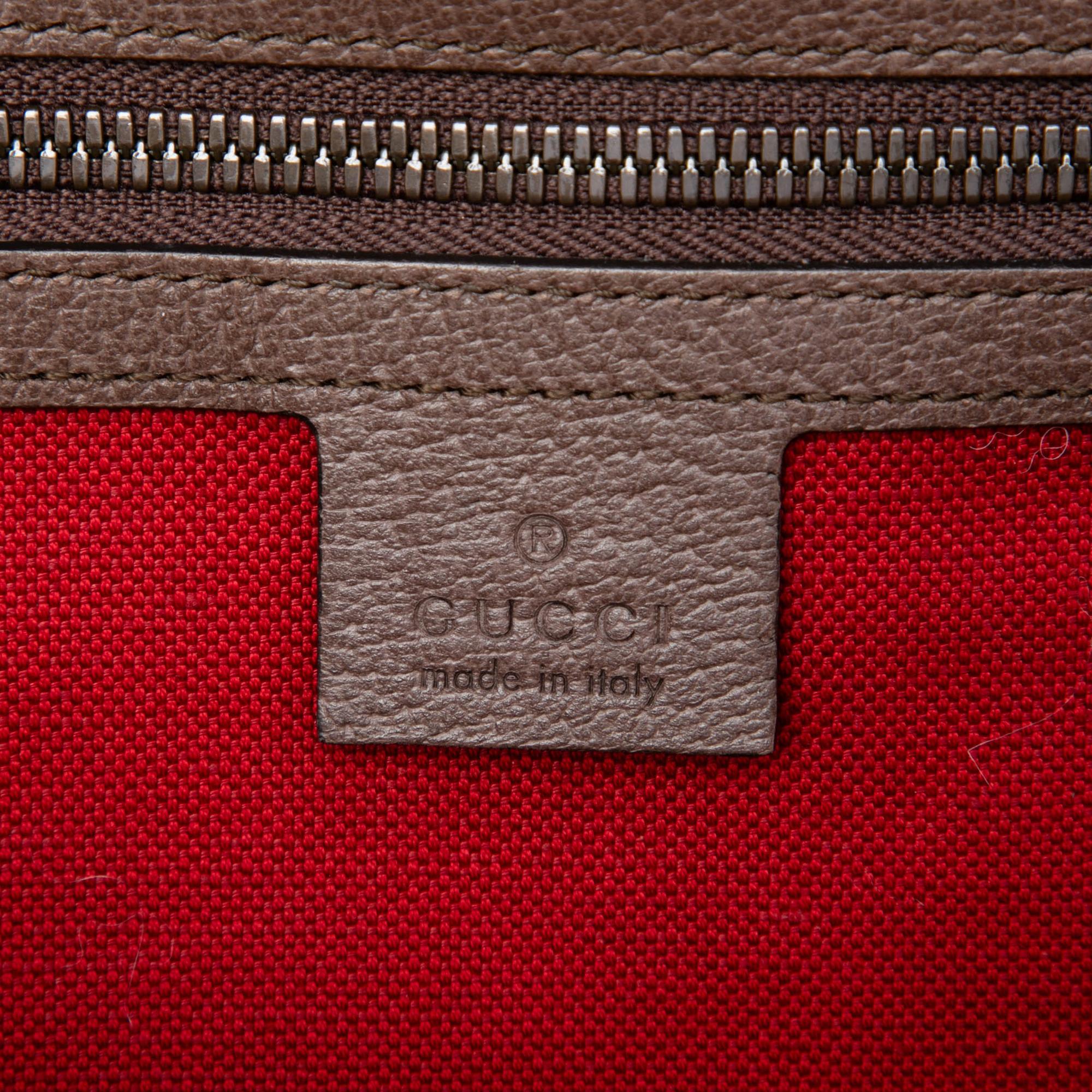 Gucci Houndstooth Canvas Soft Trunk Crossbody