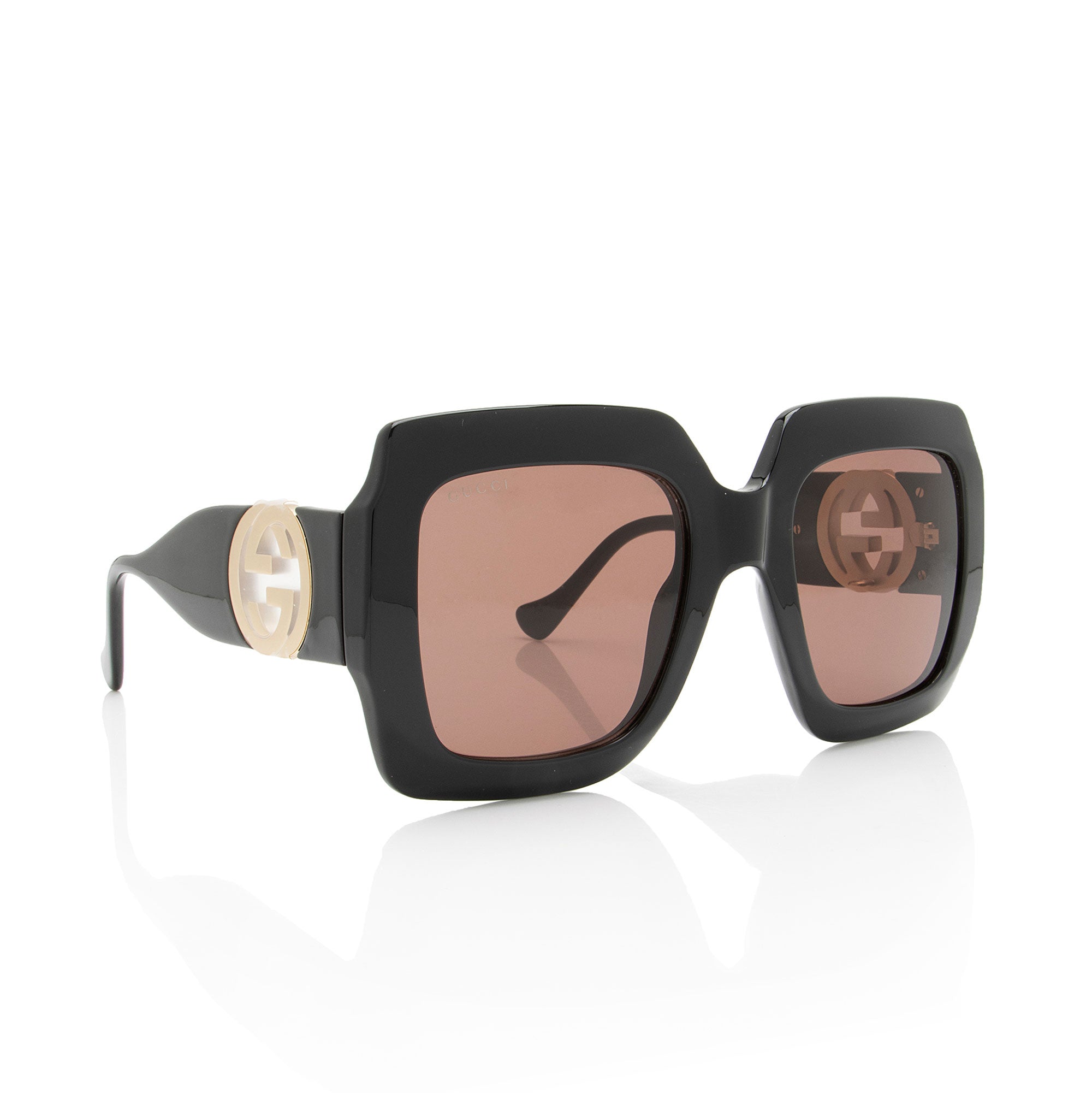 Gucci Interlocking G Oversized Square Sunglasses