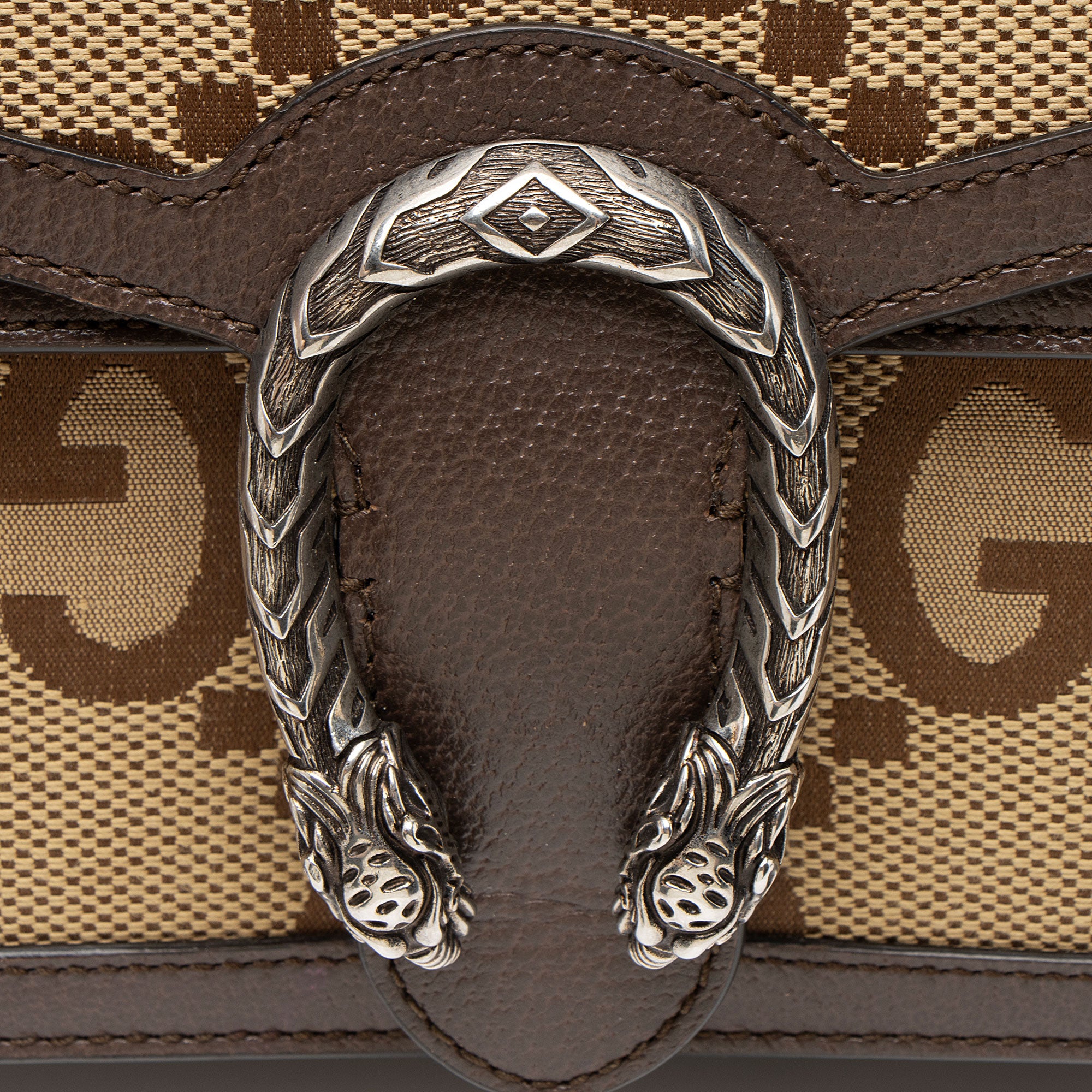 Gucci Jumbo GG Canvas Dionysus Medium Shoulder Bag