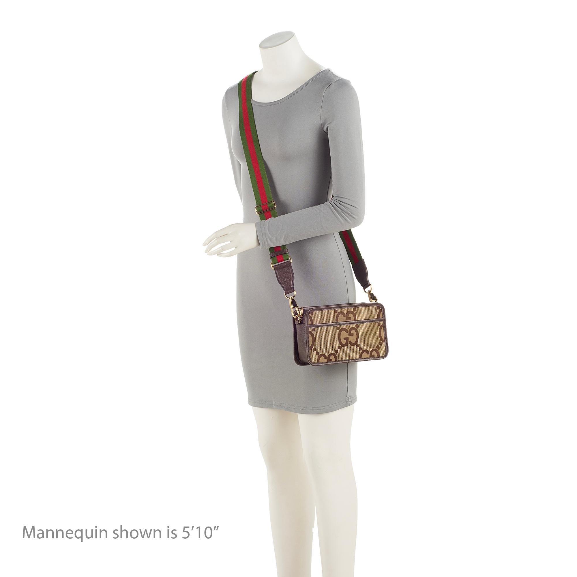 Gucci Jumbo GG Canvas Mini Shoulder Bag