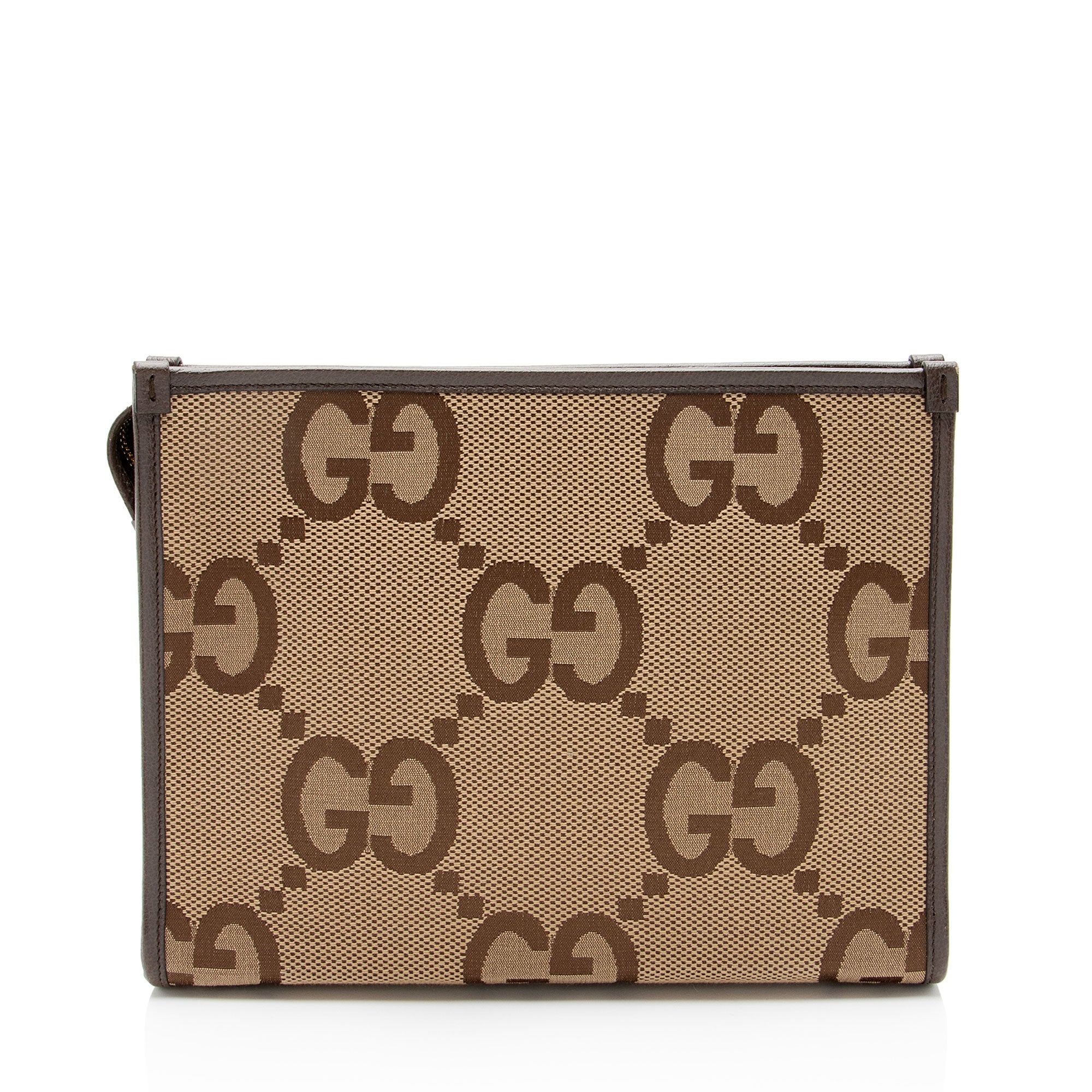 Gucci Jumbo GG Canvas Pouch