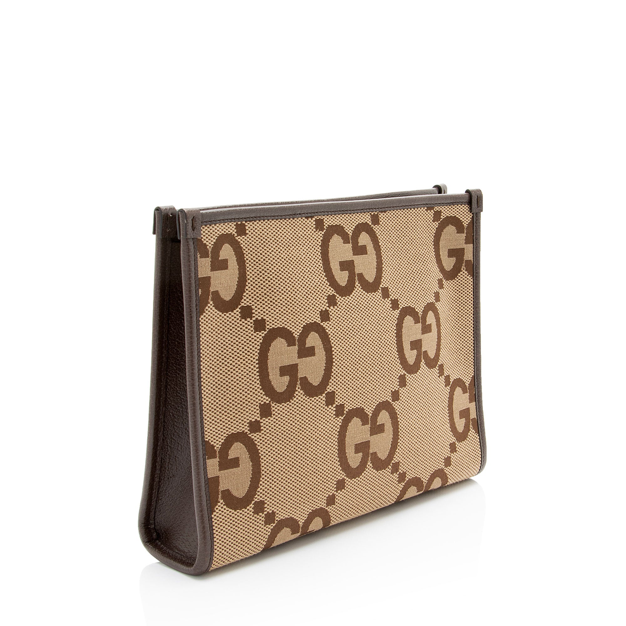 Gucci Jumbo GG Canvas Pouch