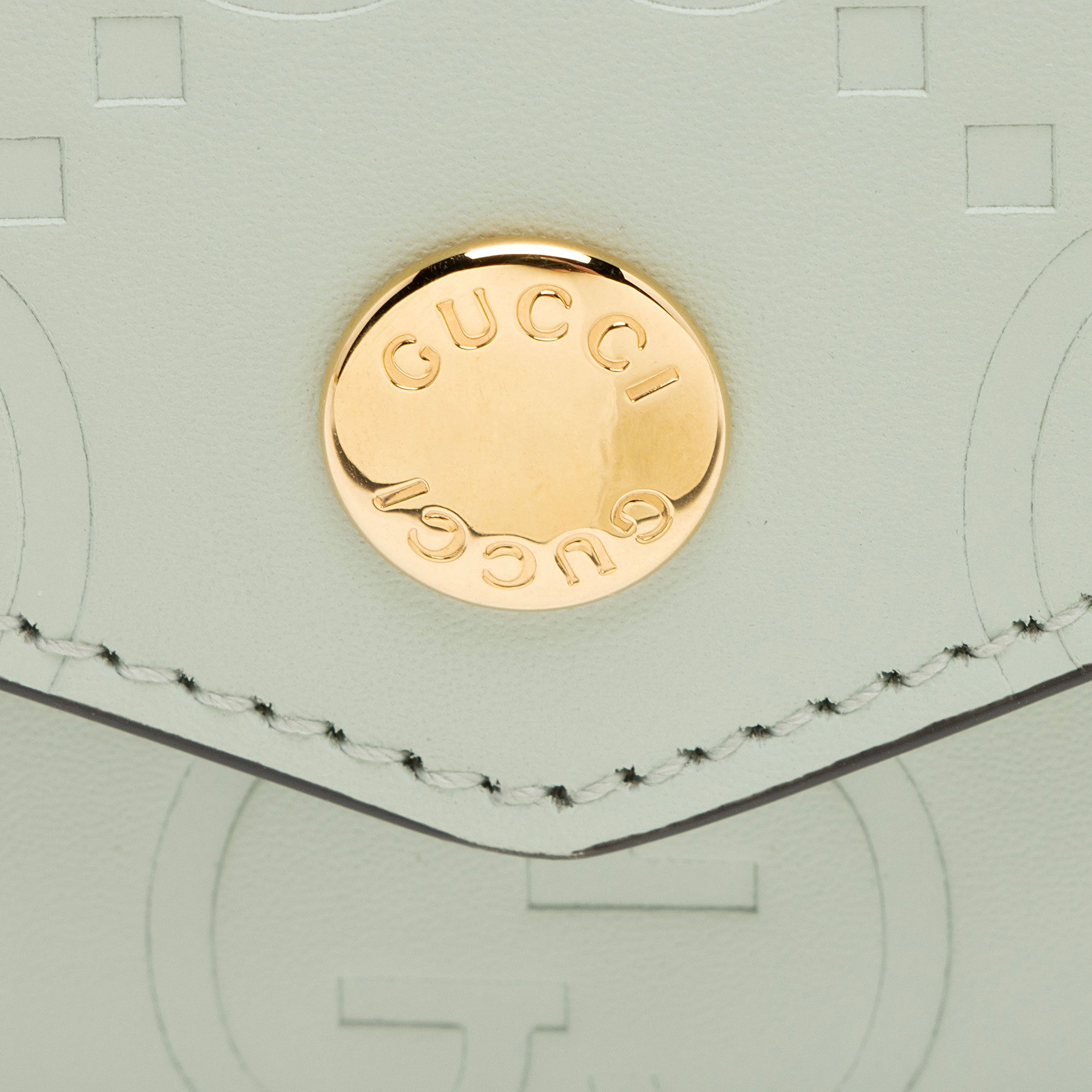 Gucci Jumbo GG Leather Card Case