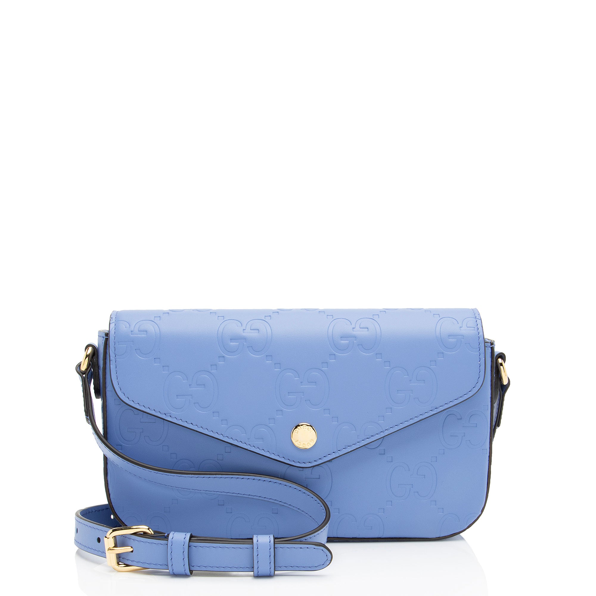 Gucci Jumbo GG Leather Mini Pochette