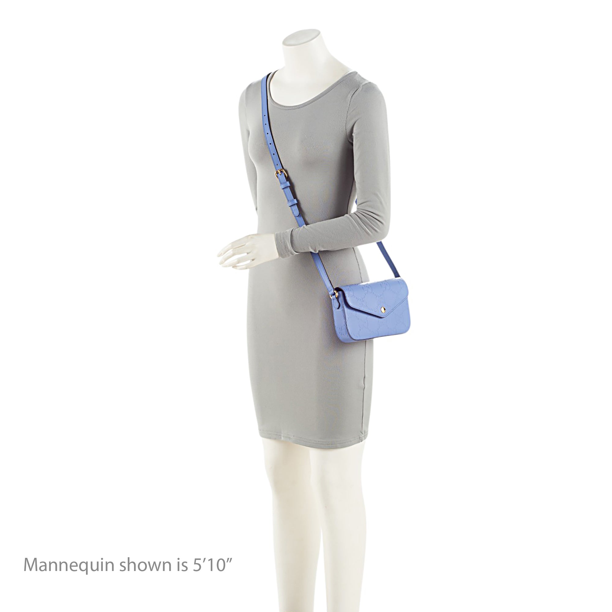 Gucci Jumbo GG Leather Mini Pochette