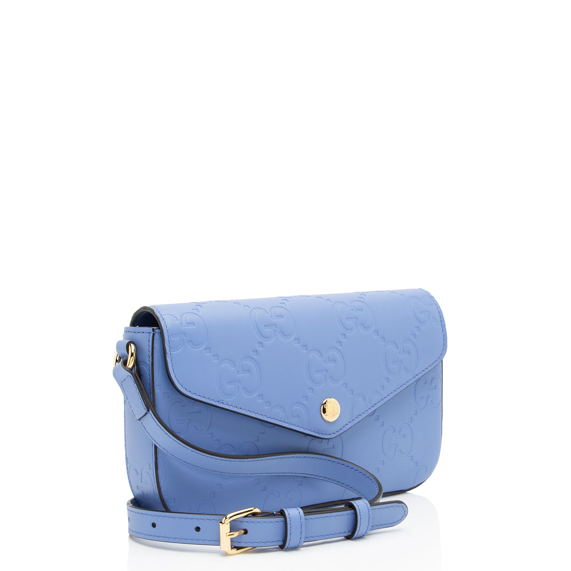 Gucci Jumbo GG Leather Mini Pochette