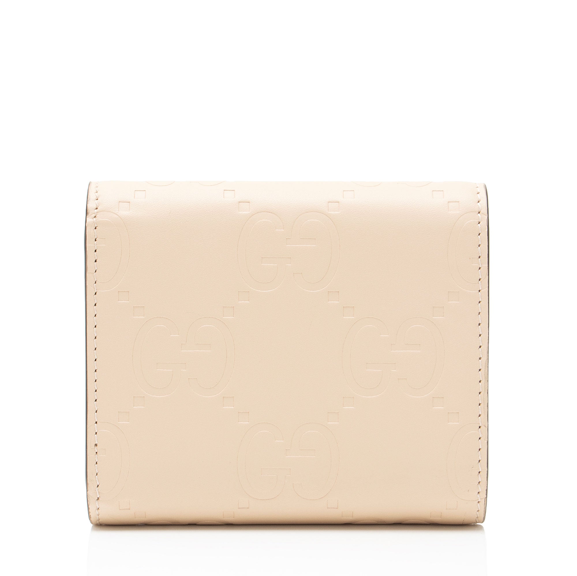 Gucci Jumbo GG Leather Trifold Wallet