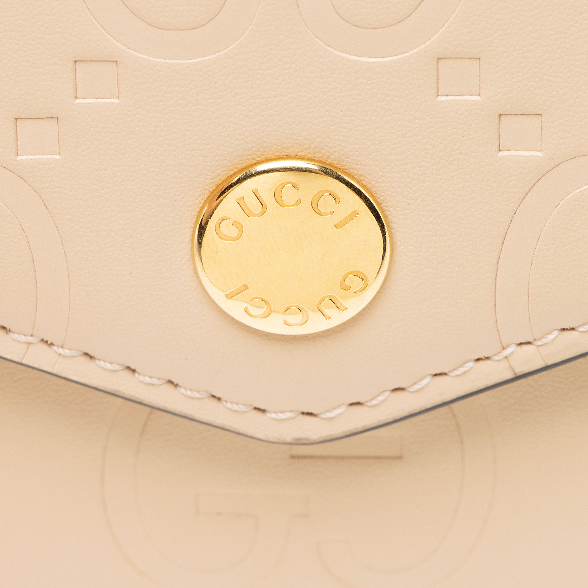 Gucci Jumbo GG Leather Trifold Wallet