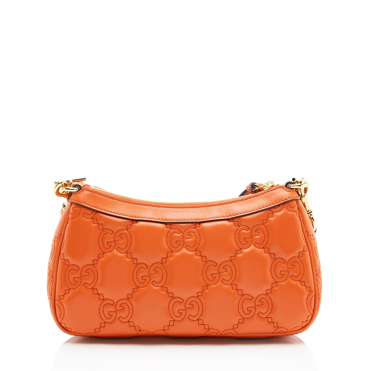 Gucci Jumbo GG Matelasse Leather Chain Small Crossbody