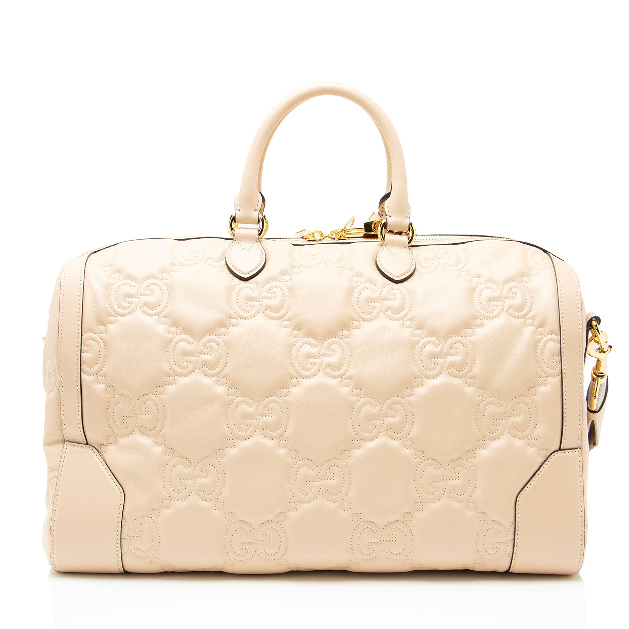 Gucci Jumbo GG Matelasse Leather Medium Duffle