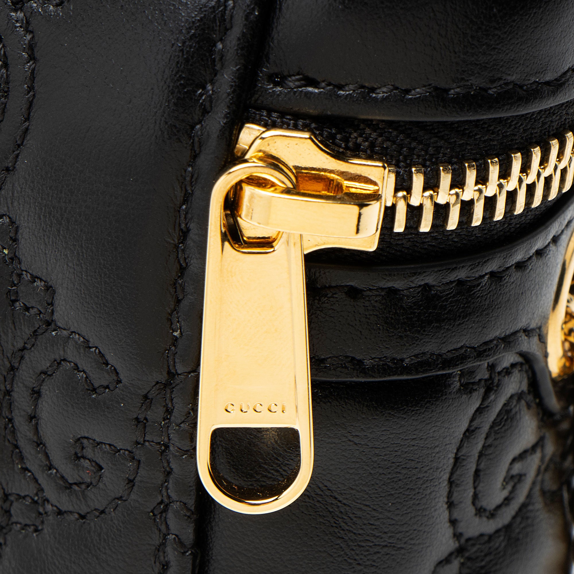 Gucci Jumbo GG Matelasse Leather Mini Vanity Crossbody