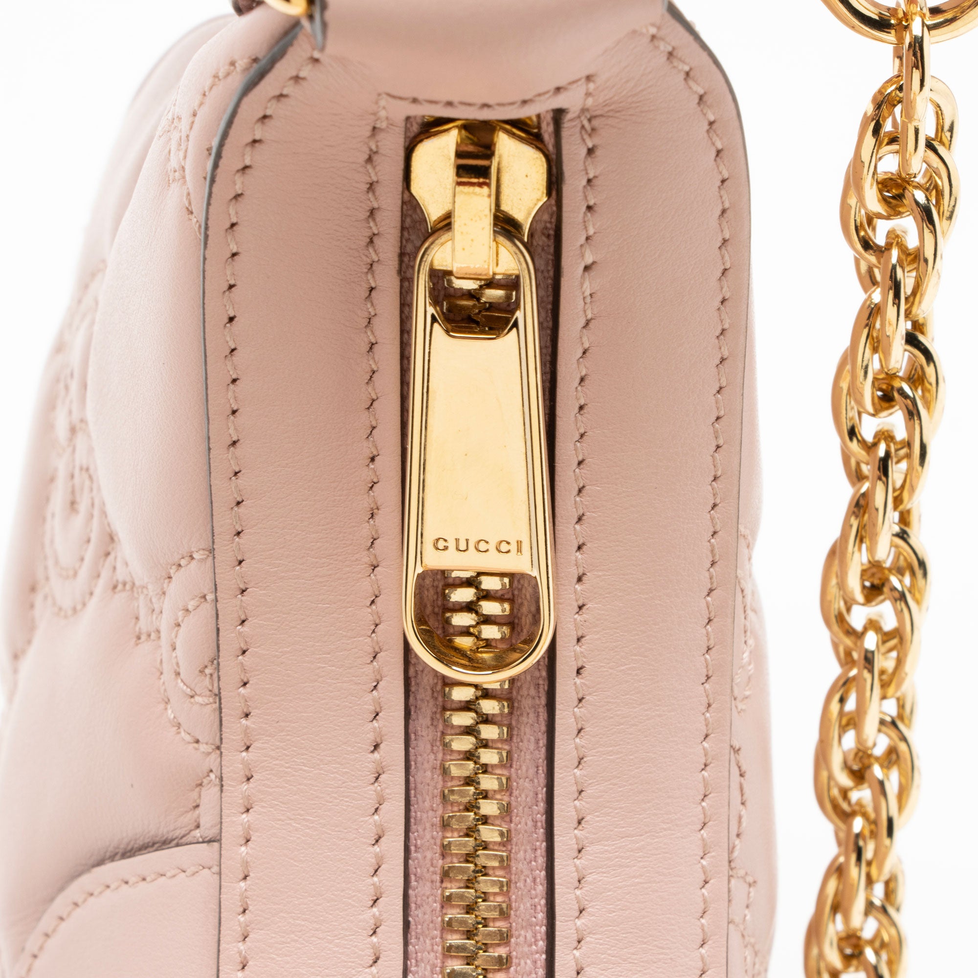 Gucci Jumbo GG Matelasse Leather Small Hobo