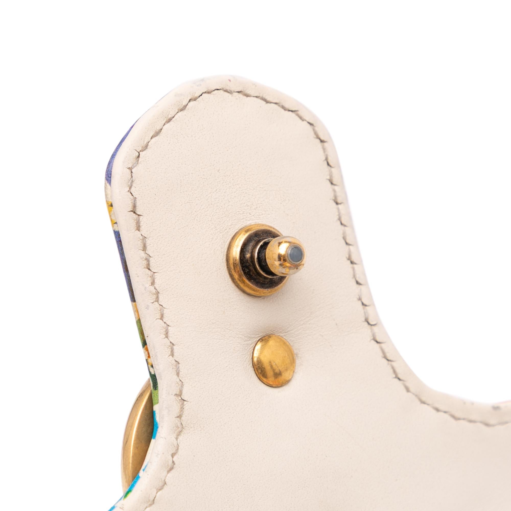 Gucci Ken Scott Mini GG Marmont Floral Printed Matelasse Leather Flap Crossbody