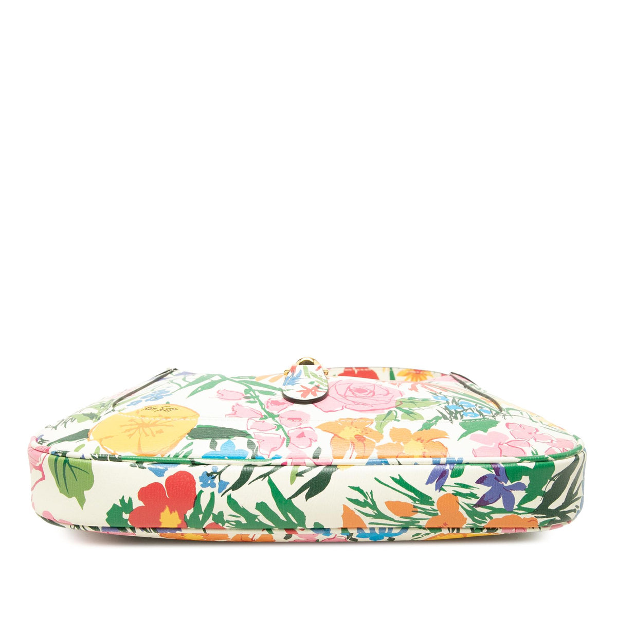 Gucci Ken Scott Small Calfskin Floral Print Jackie 1961 Crossbody