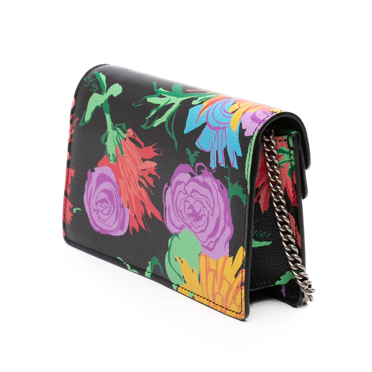 Gucci Ken Scott Super Mini Calfskin Floral Dionysus Crossbody