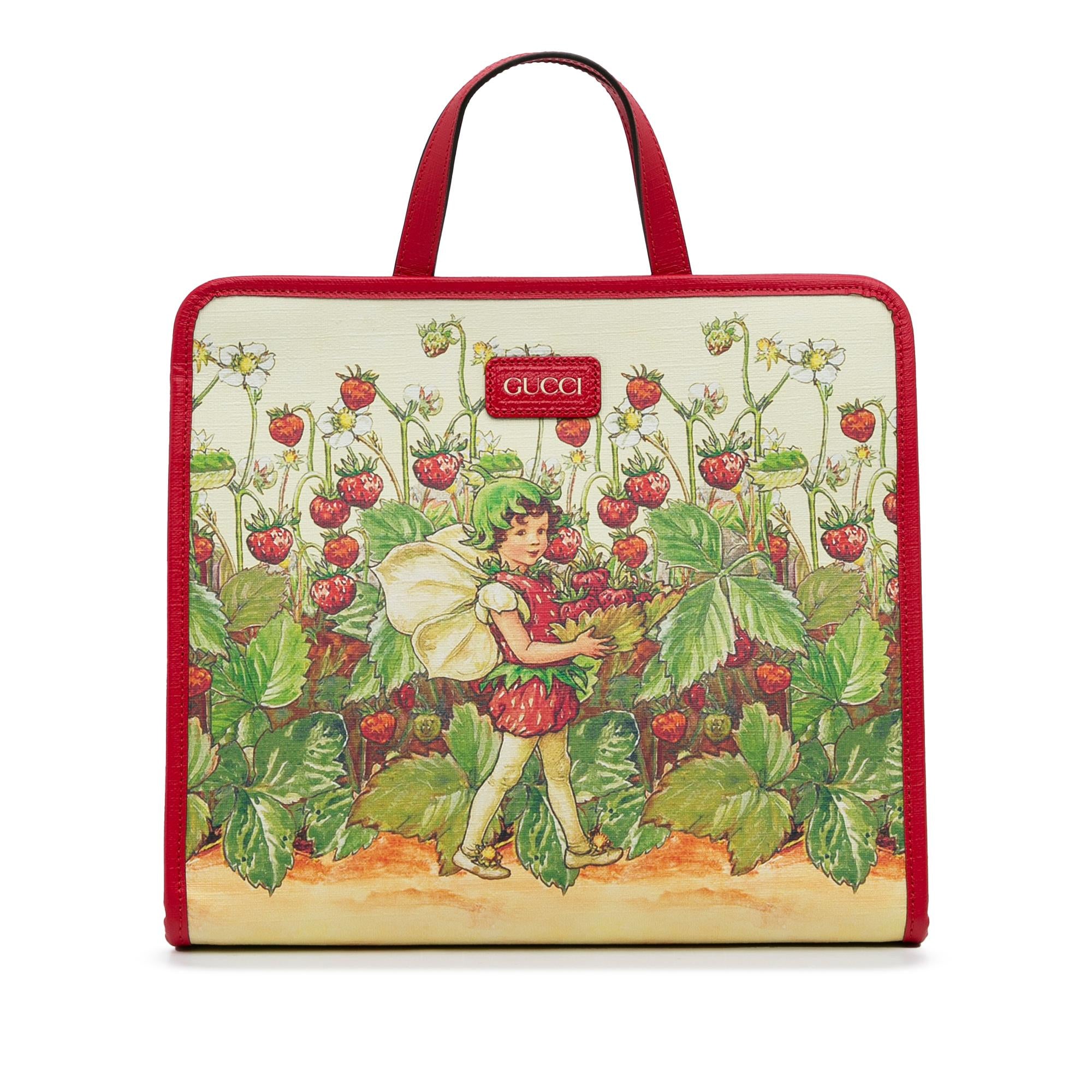 Gucci Kids Strawberry Fairy Tote Bag (SHG-dJmIwe)