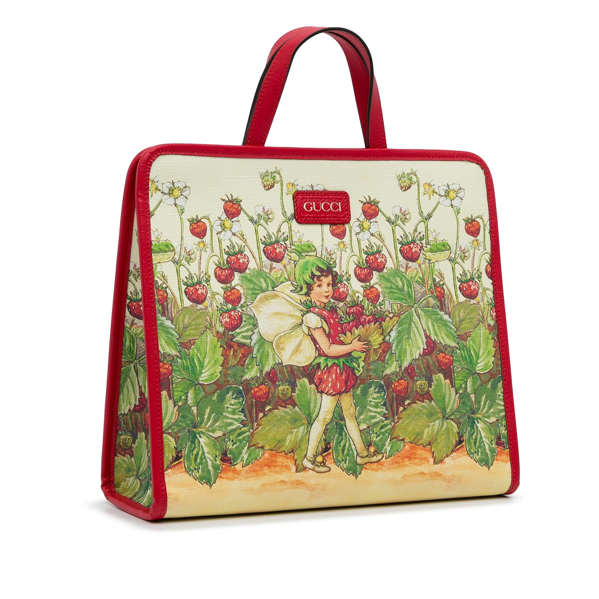 Gucci Kids Strawberry Fairy Tote Bag (SHG-dJmIwe)