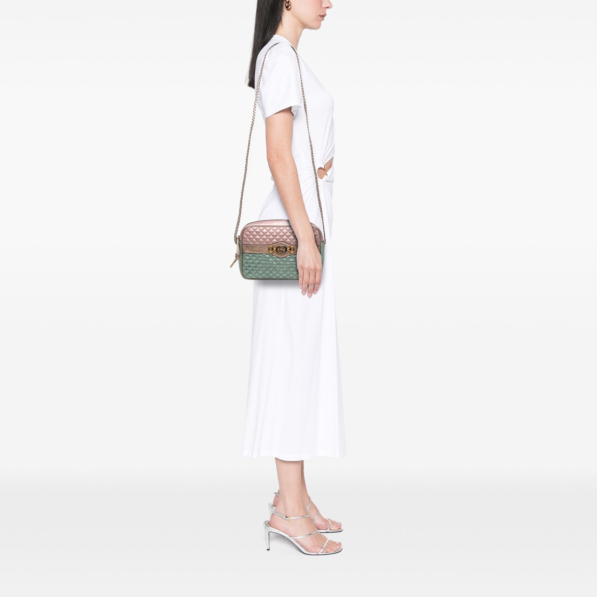 Gucci Laminated Nappa Trapuntata Crossbody