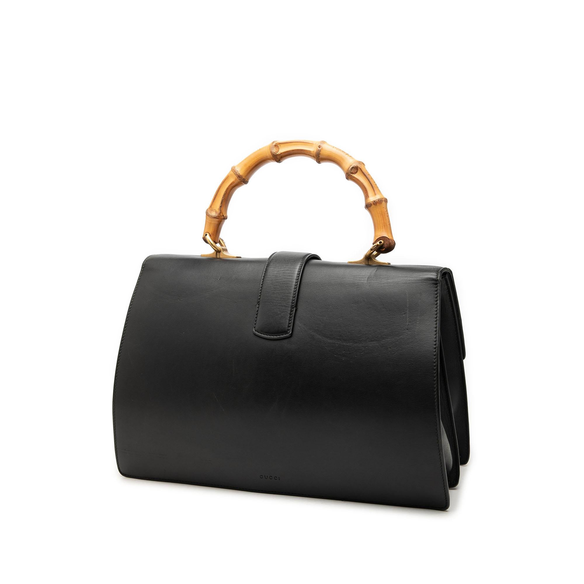 Gucci Large Calfskin Bamboo Dionysus Web Satchel