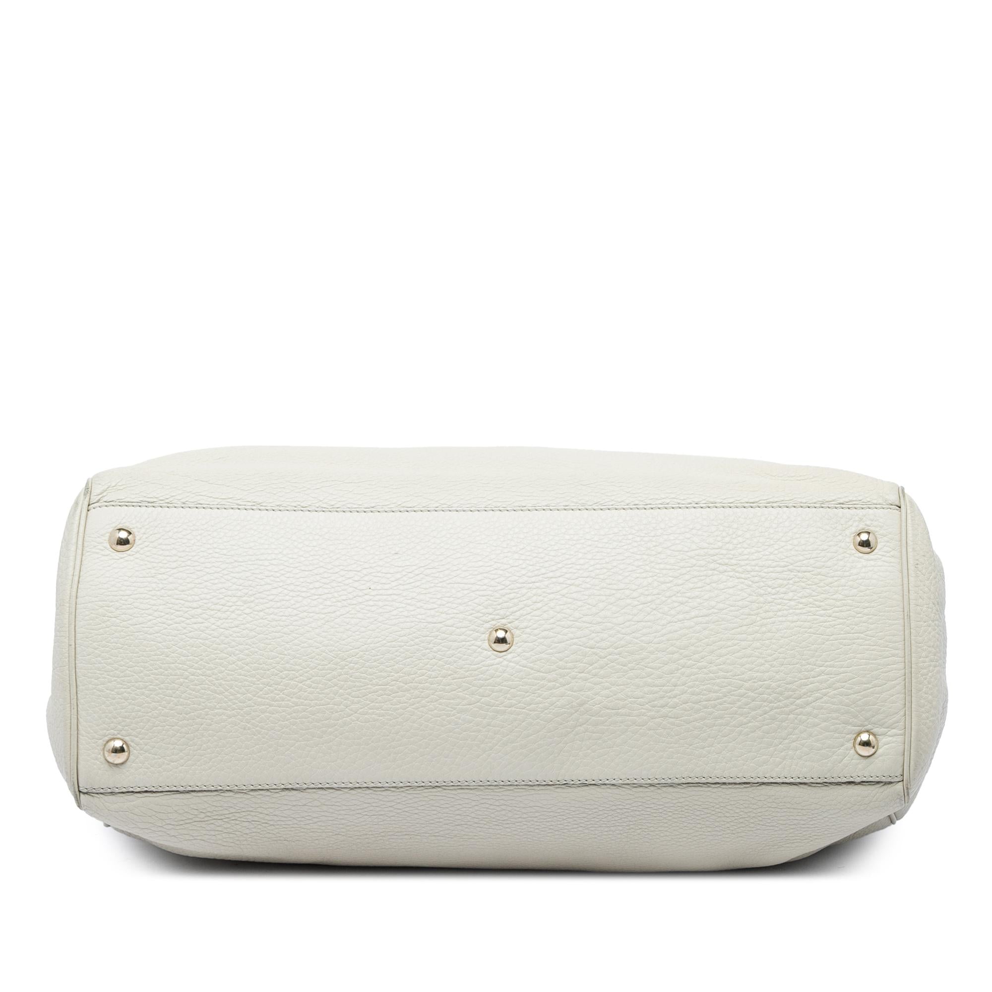 Gucci Large Calfskin Bamboo Shopper Satchel