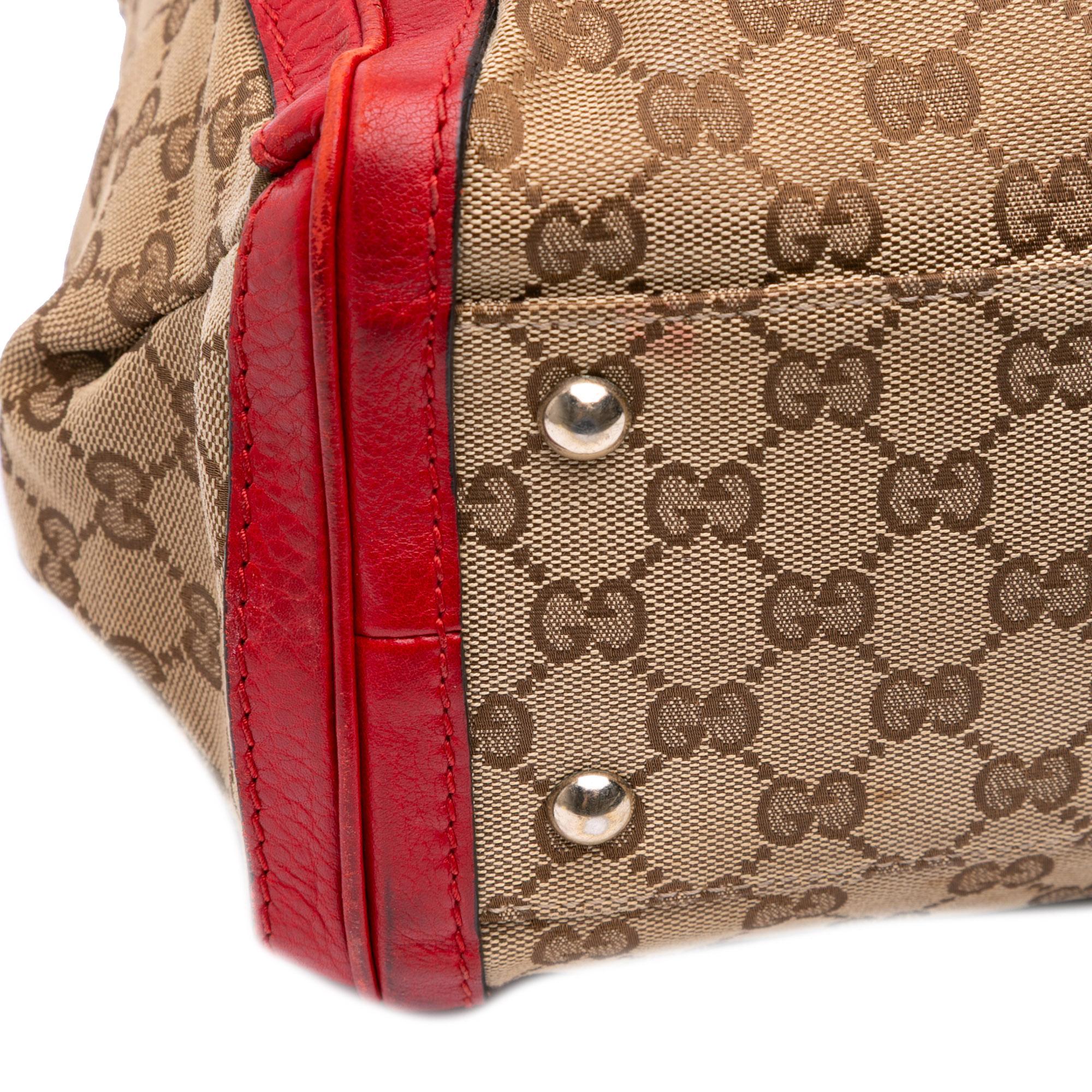 Gucci Large GG Canvas Bella Satchel