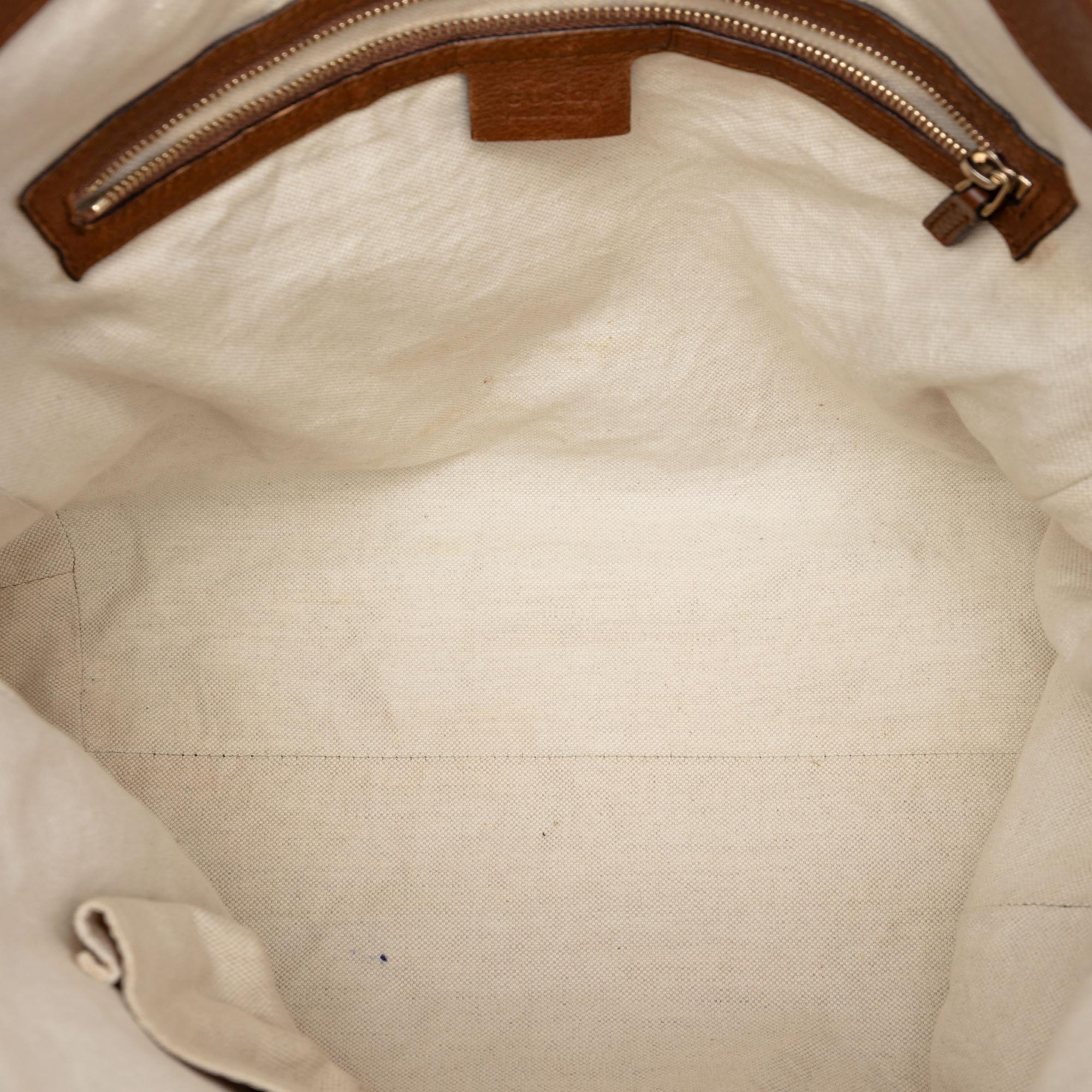 Gucci Large GG Canvas Bella Tote