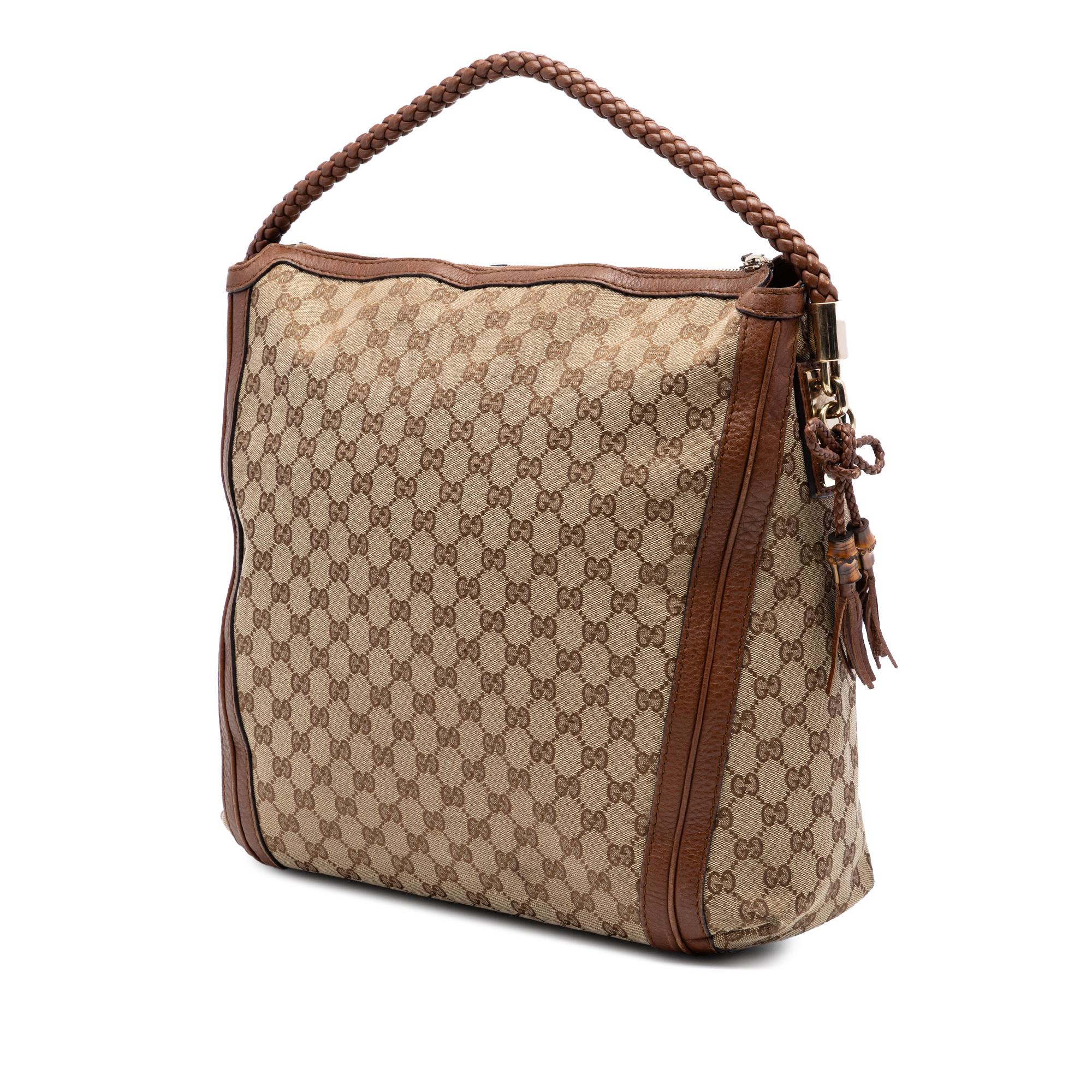 Gucci Large GG Canvas Bella Tote