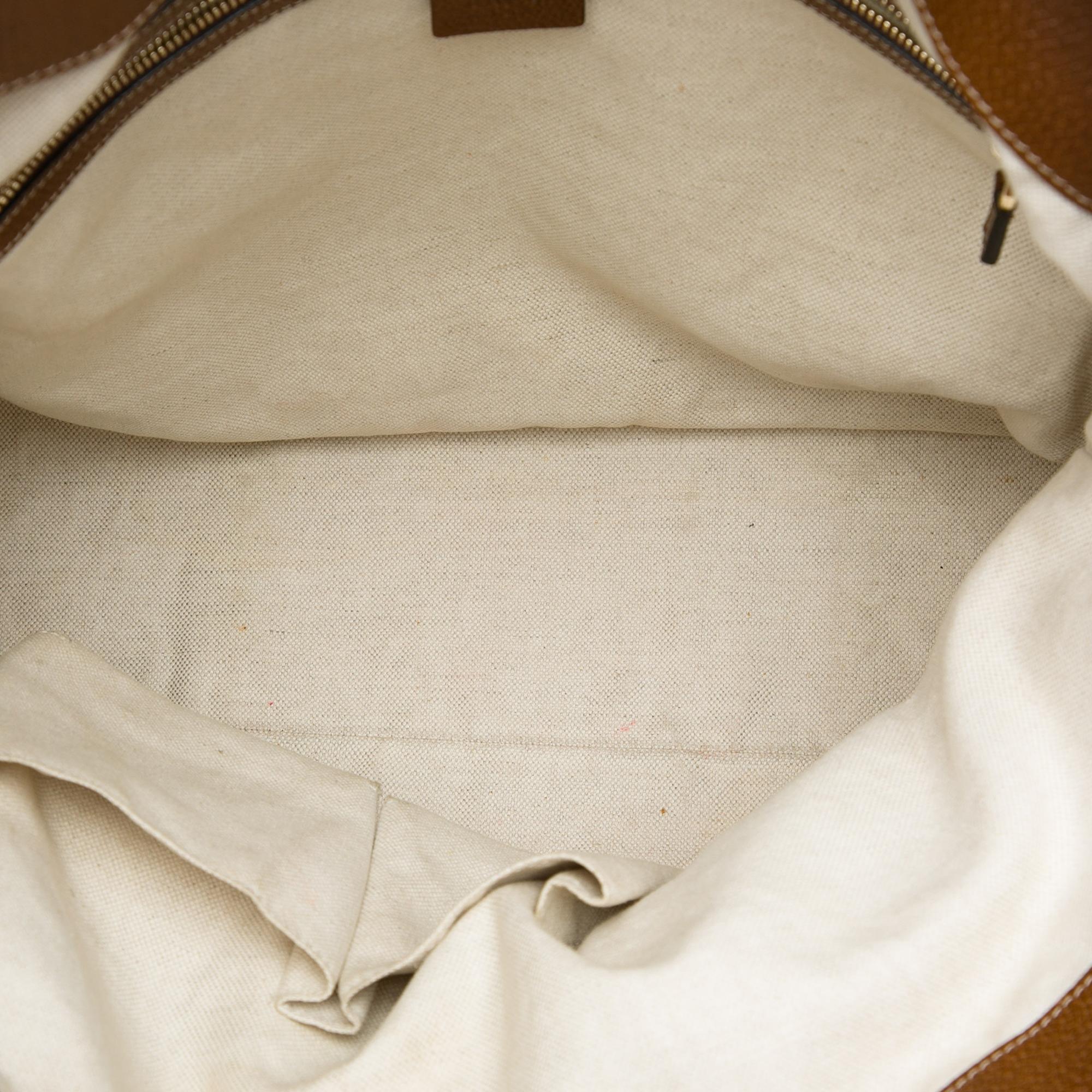 Gucci Large GG Canvas Bree Fold Over Tote