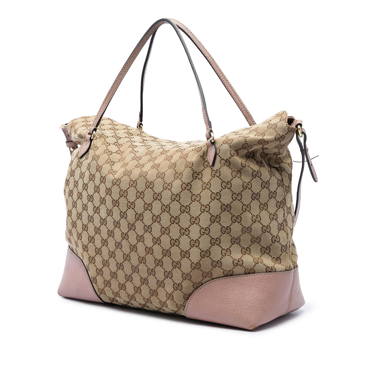 Gucci Large GG Canvas Bree Fold Over Tote