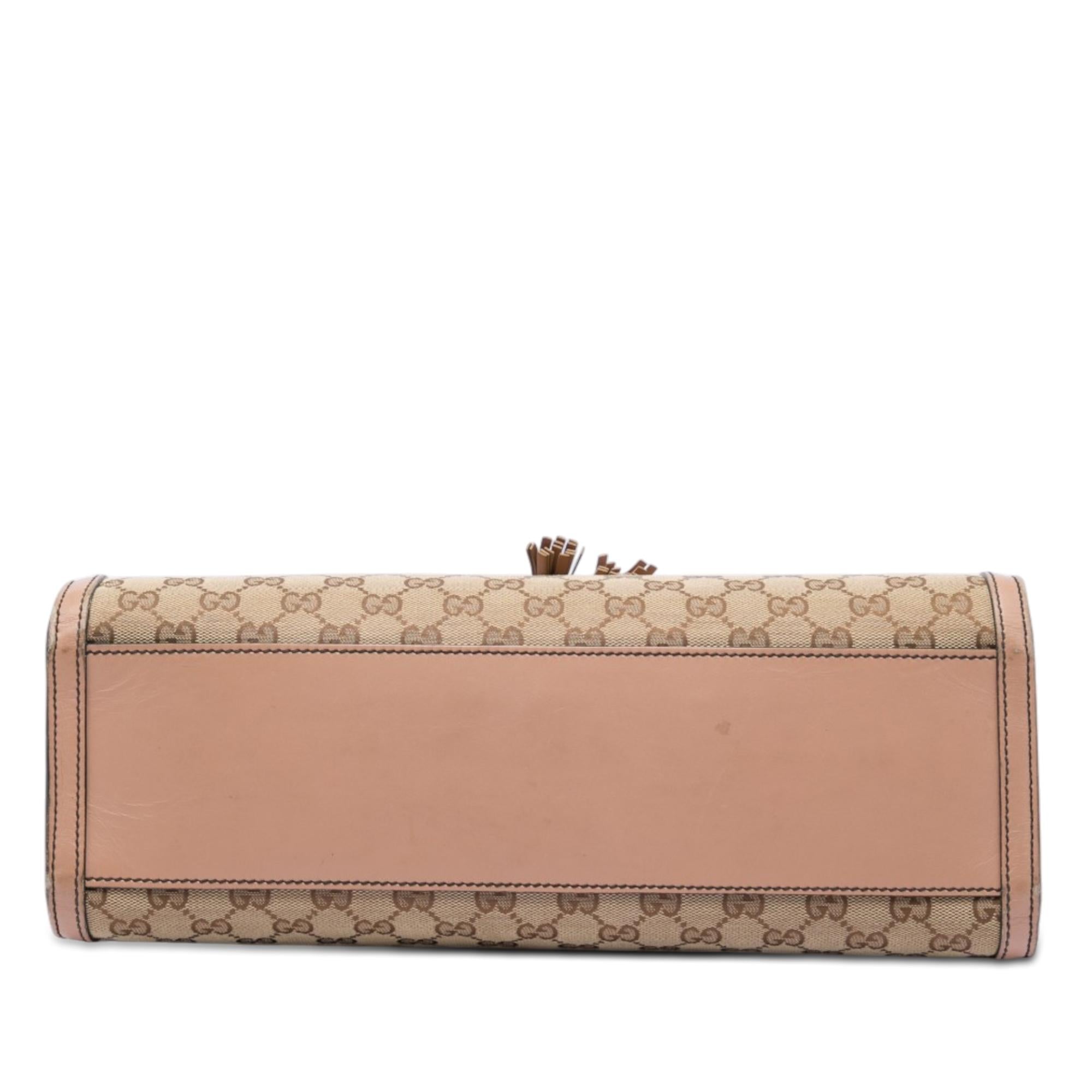 Gucci Large GG Canvas Emily Shoulder Bag