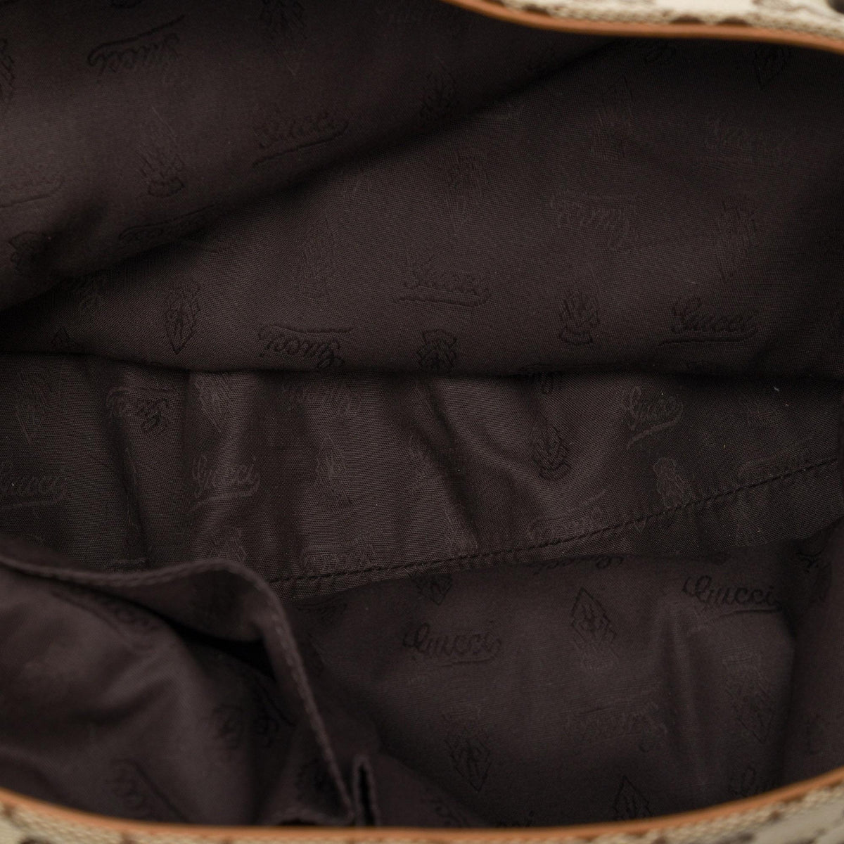 Gucci Large GG Canvas GG Charm Tote