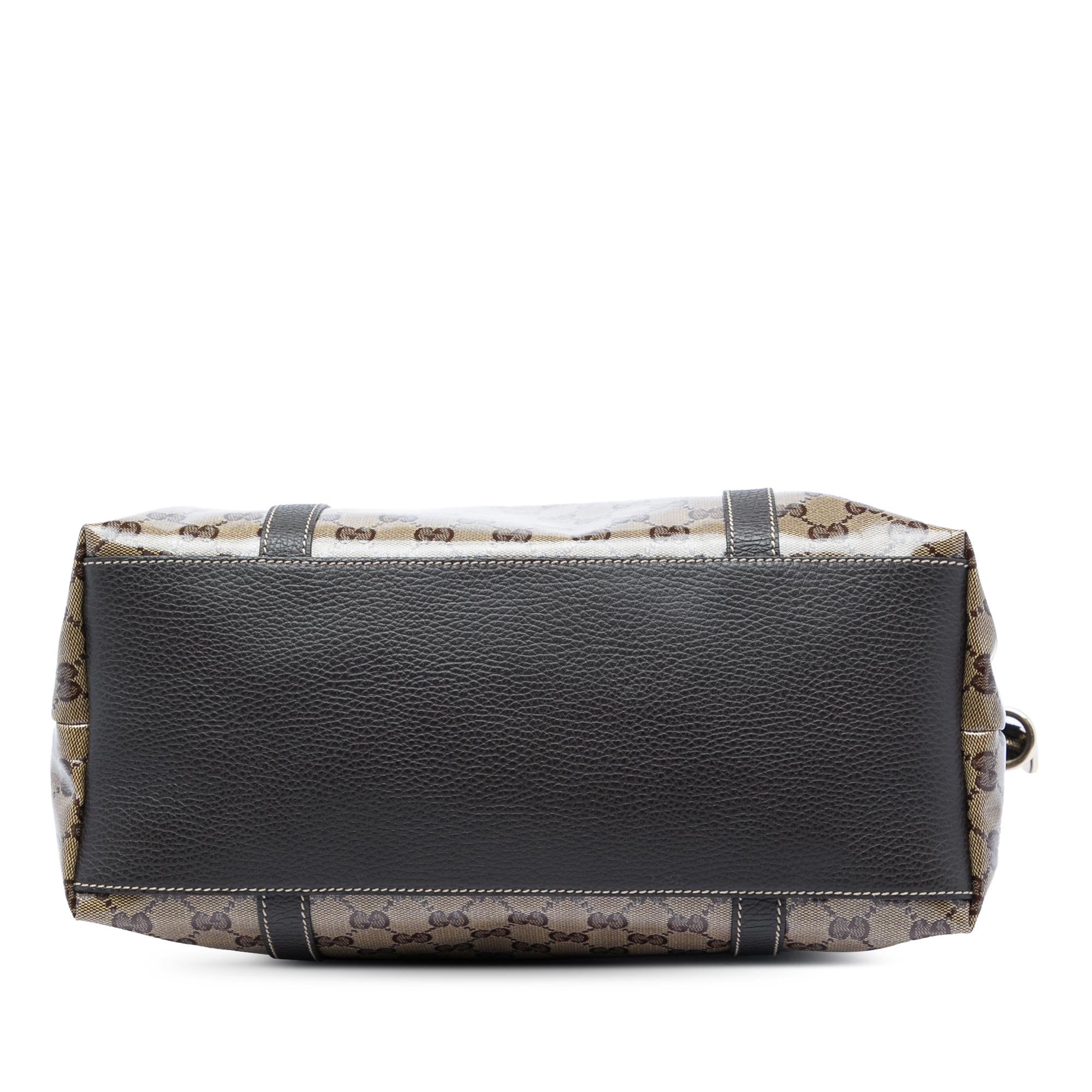 Gucci Large GG Crystal Charm Dome Satchel