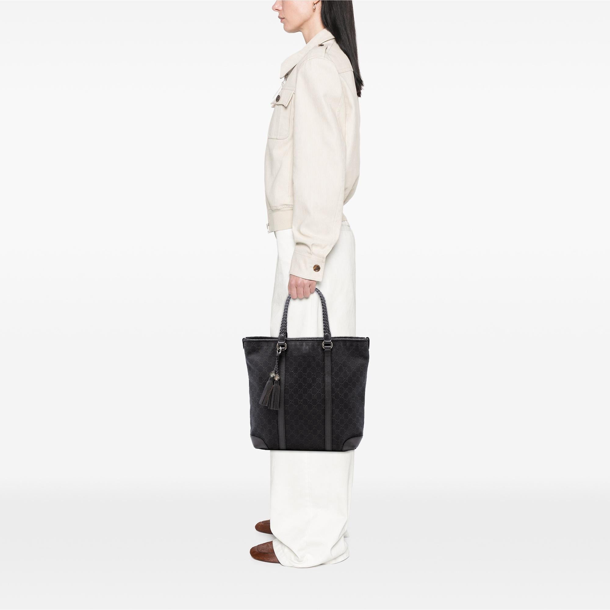 Gucci Large GG Denim Marrakech Tote