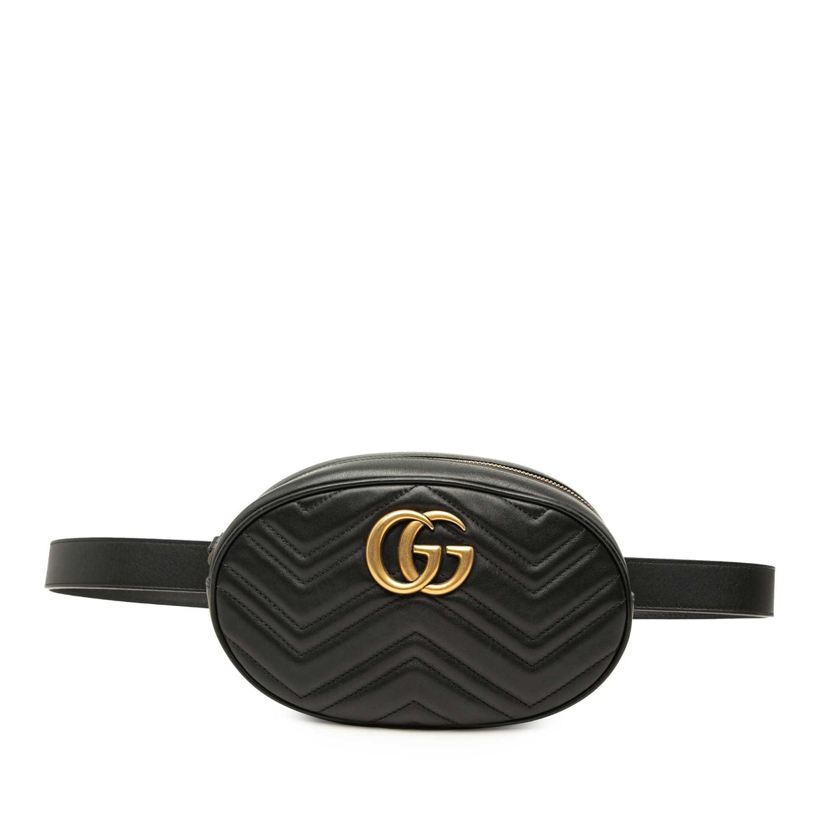 Gucci Large GG Marmont Matelasse Calfskin Belt Bag