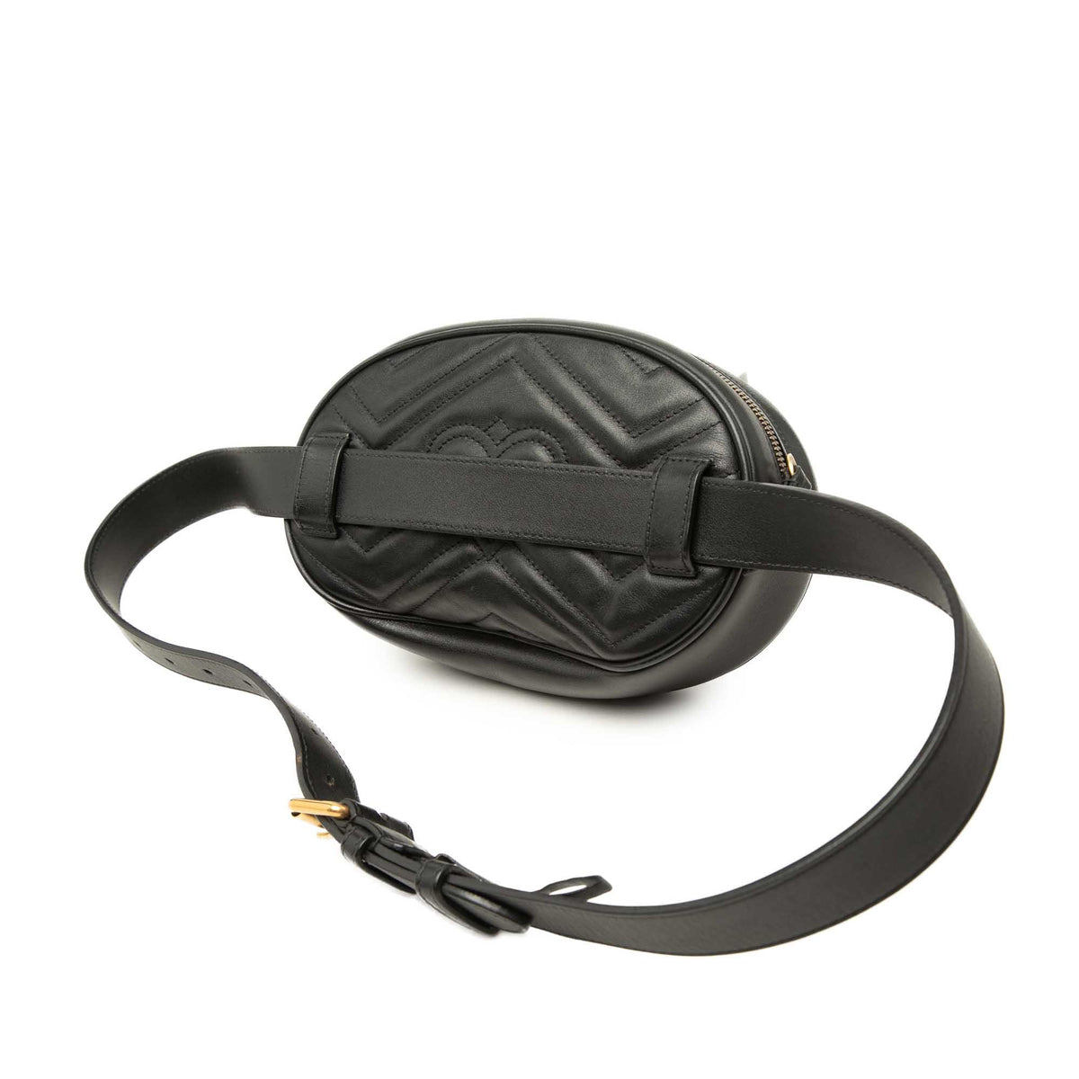 Gucci Large GG Marmont Matelasse Calfskin Belt Bag