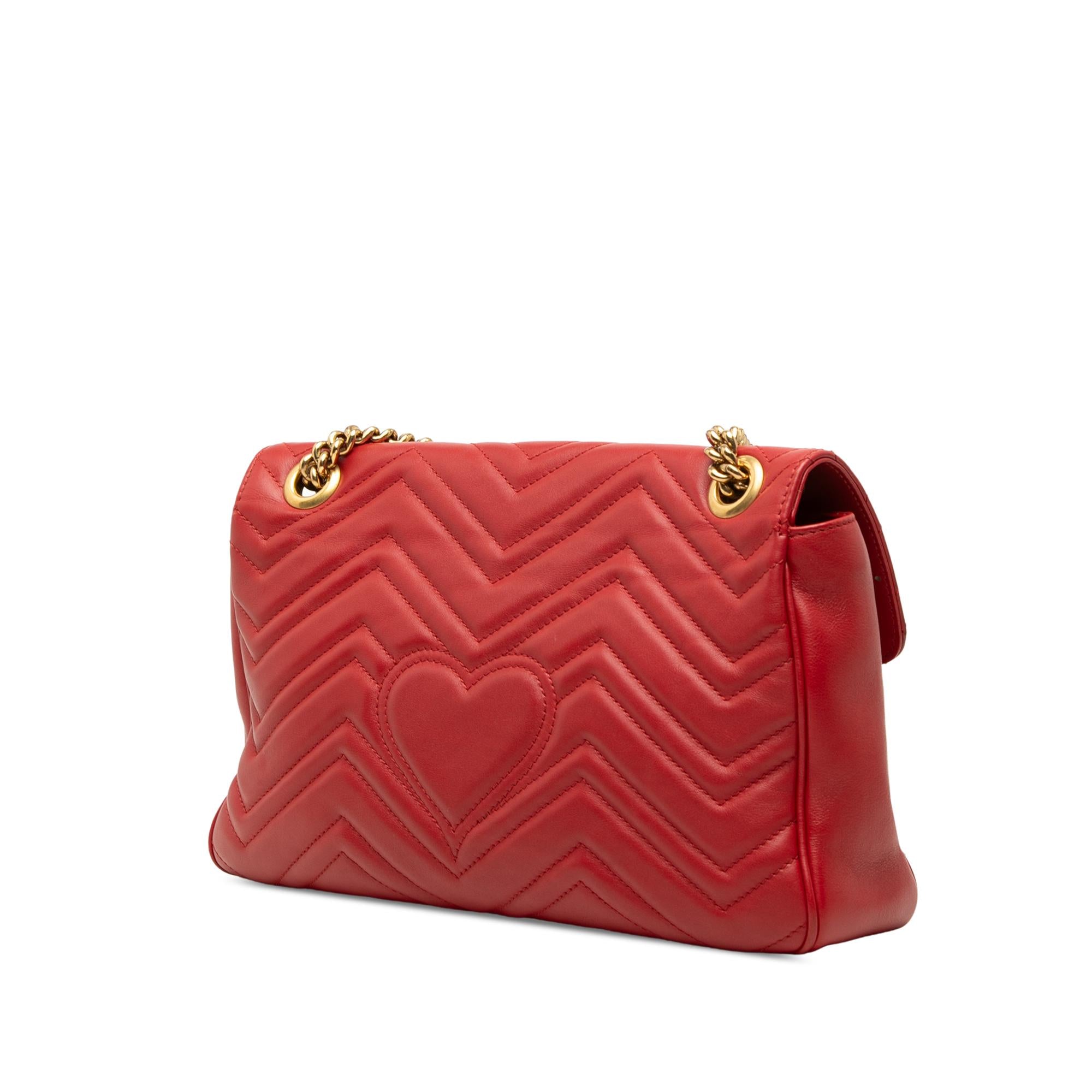 Gucci Large GG Marmont Matelasse Leather Shoulder Bag