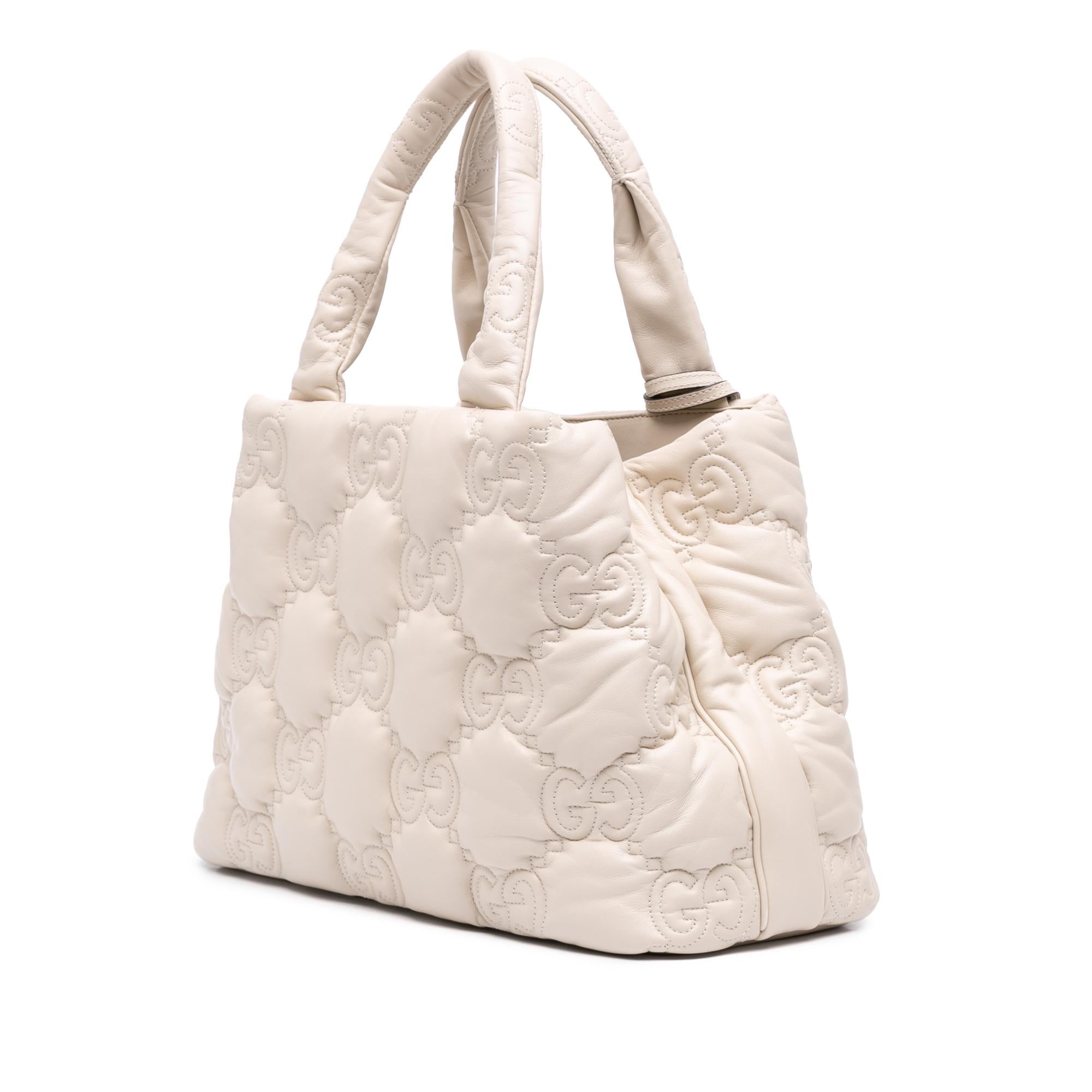 Gucci Large GG Matelasse Calfskin Tote