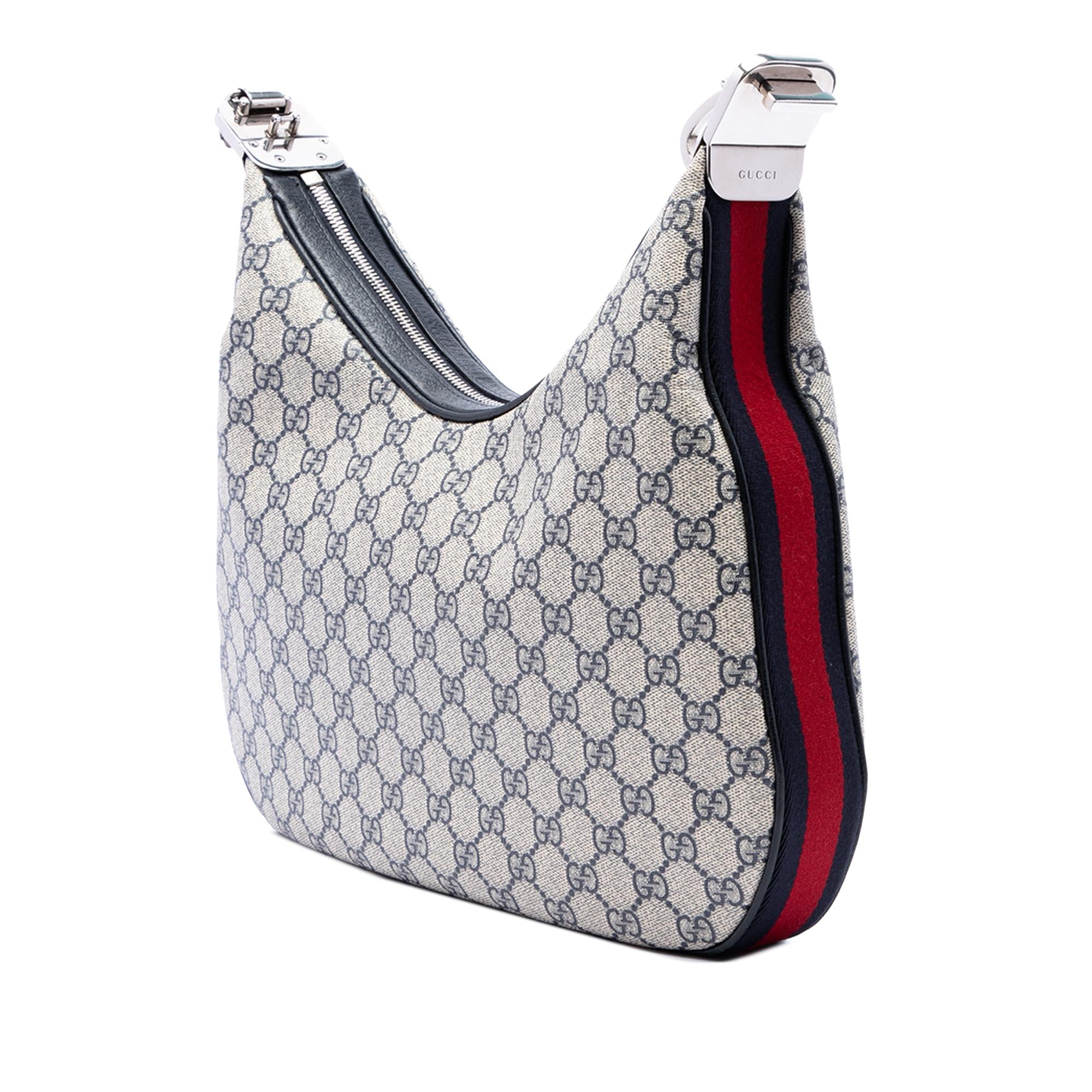 Gucci Large GG Supreme Web Attache Crossbody
