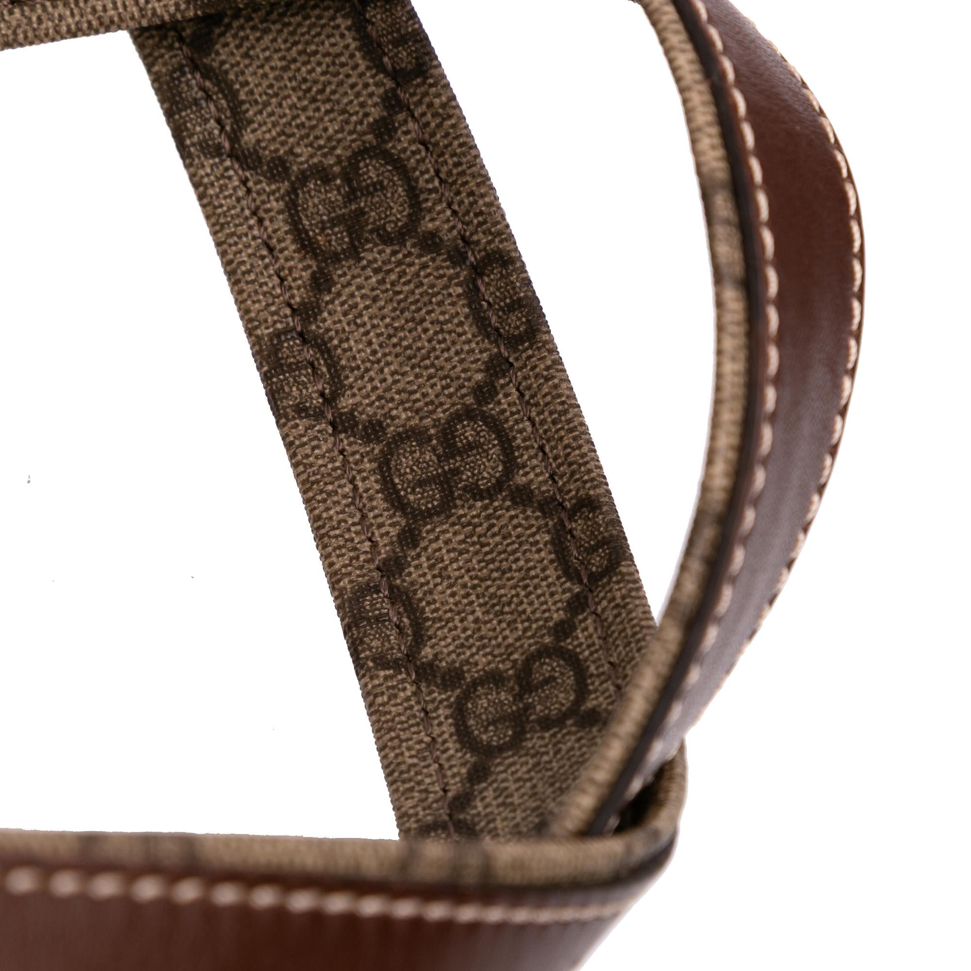 Gucci Large GG Supreme Web Loop Tote