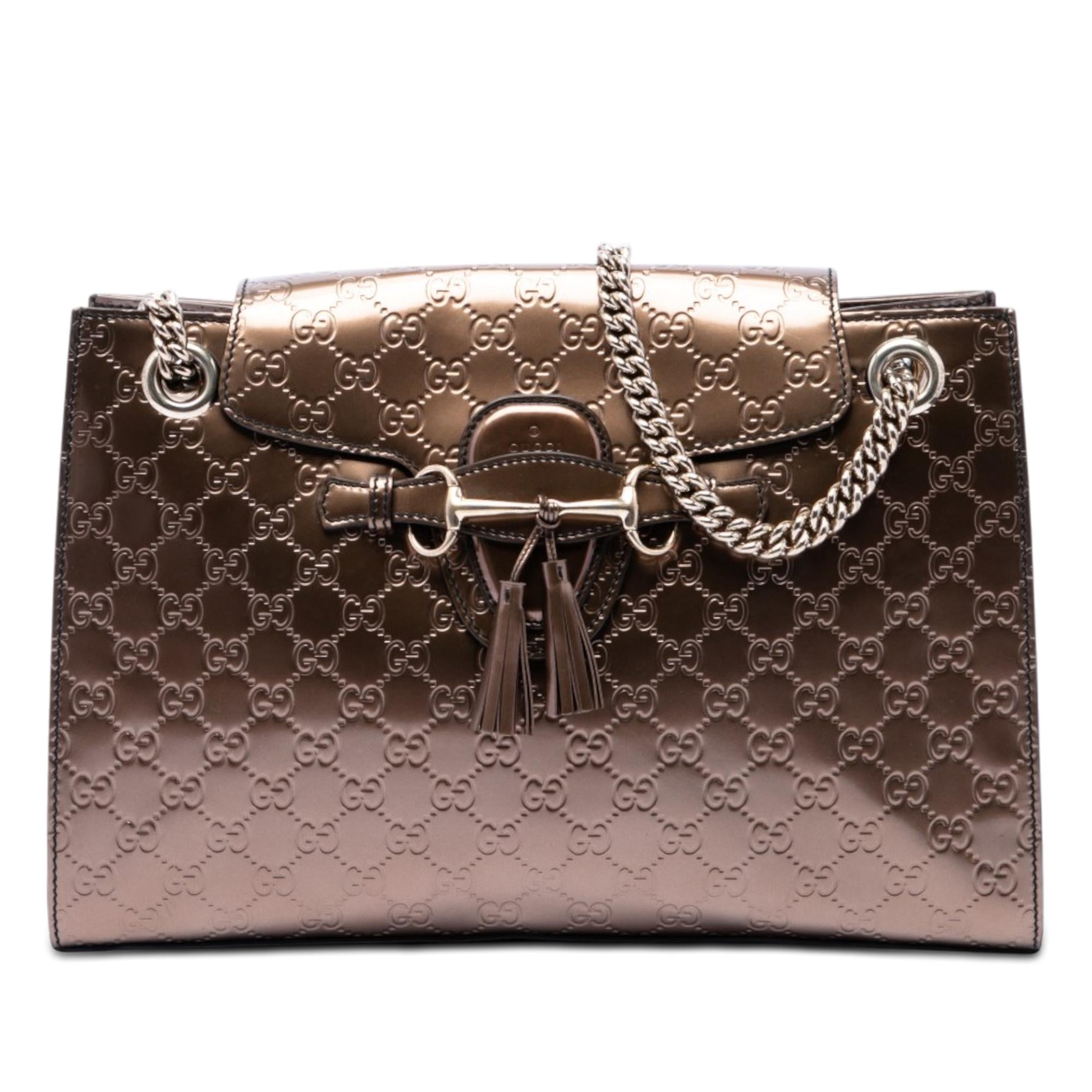 Gucci Large Guccissima Emily Shoulder Bag