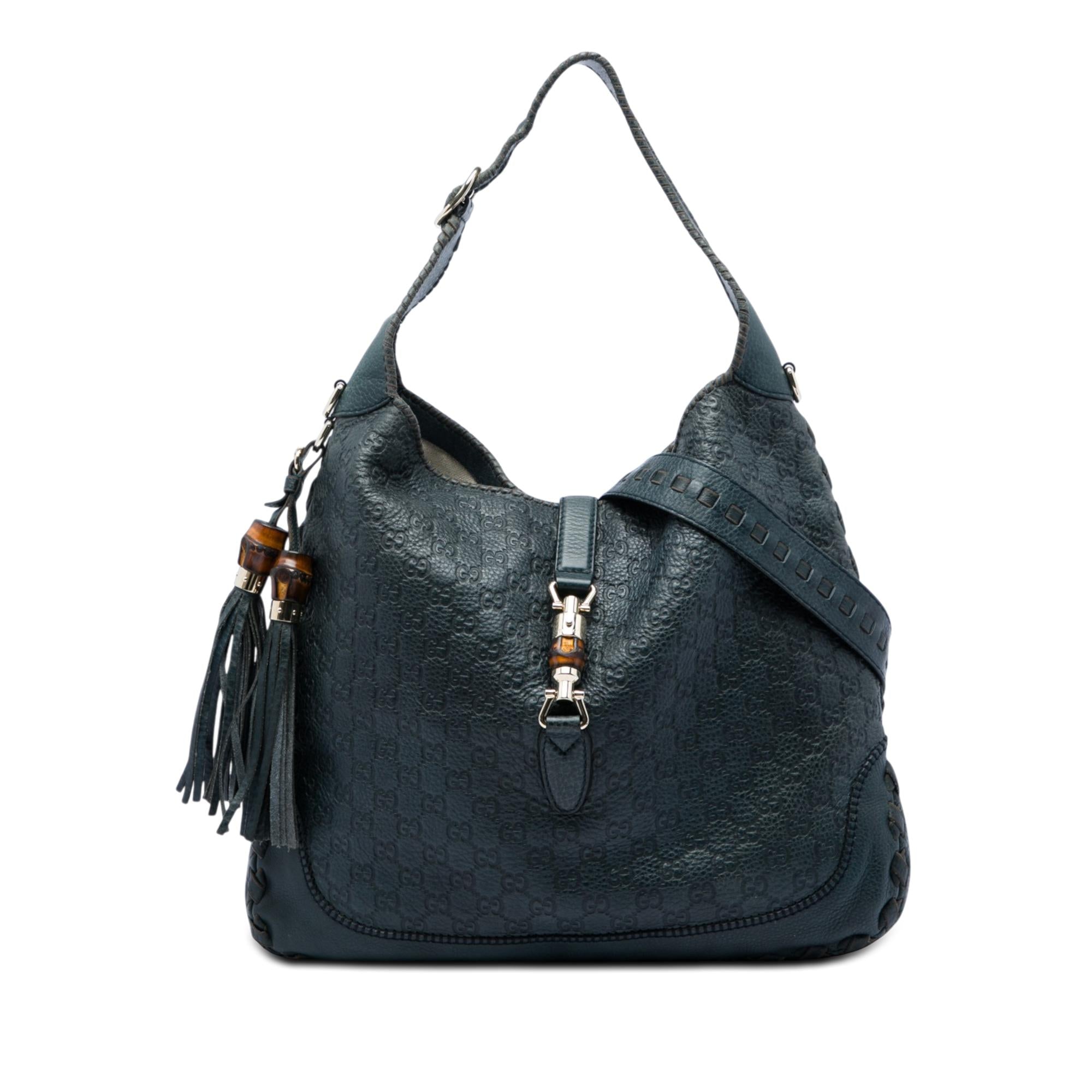 Gucci Large Guccissima New Jackie Satchel