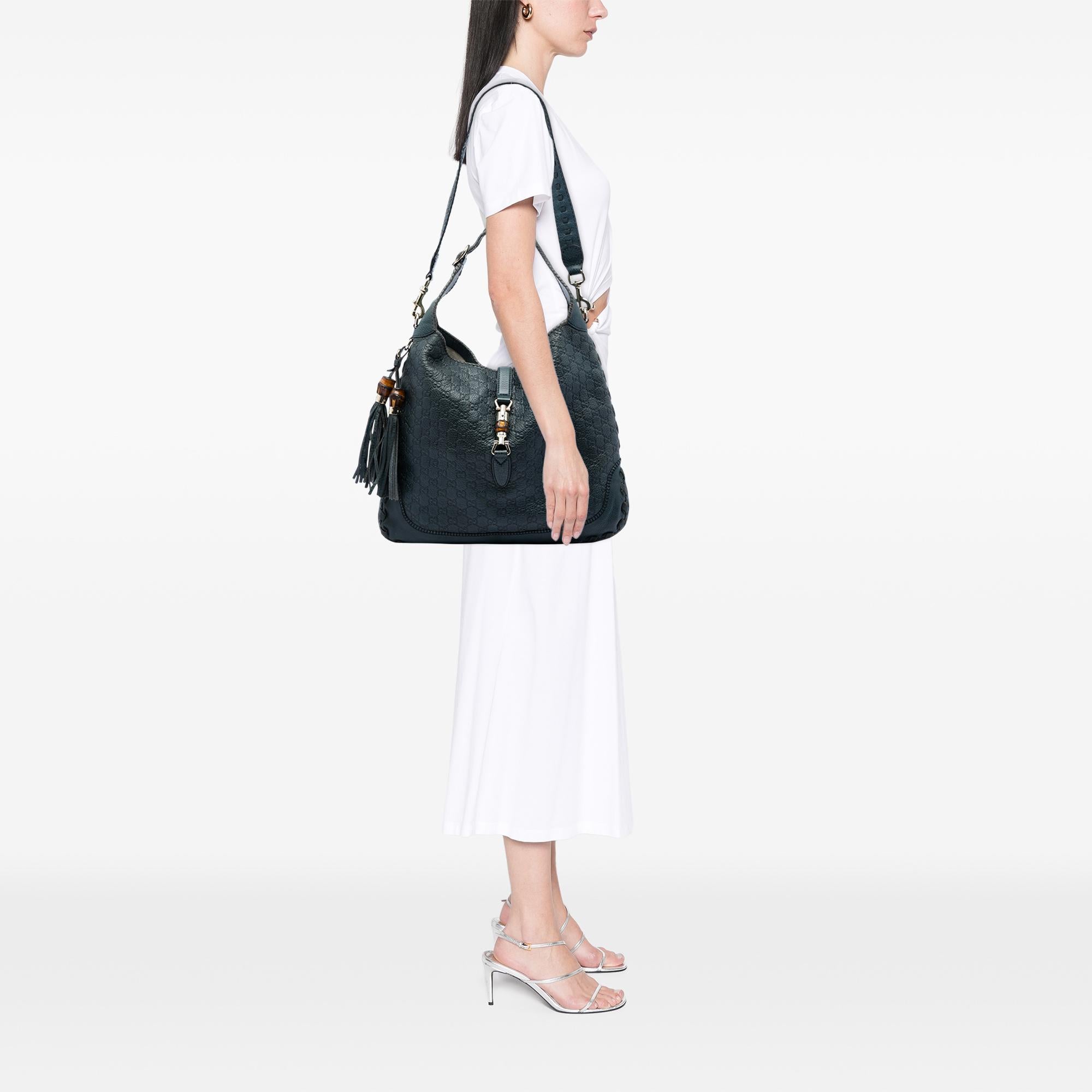 Gucci Large Guccissima New Jackie Satchel