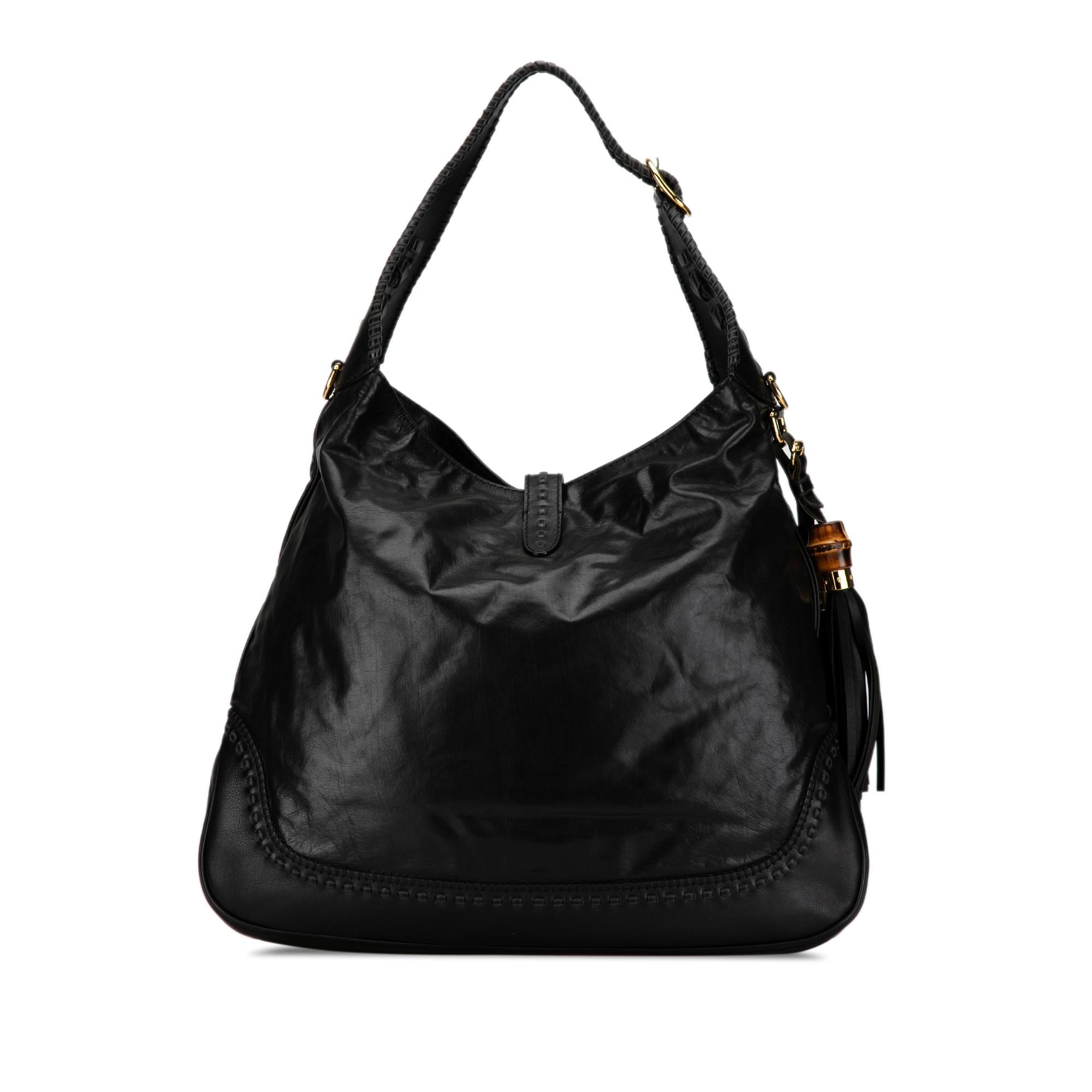Gucci Large Leather New Jackie Satchel (SHG-IPKUWc)