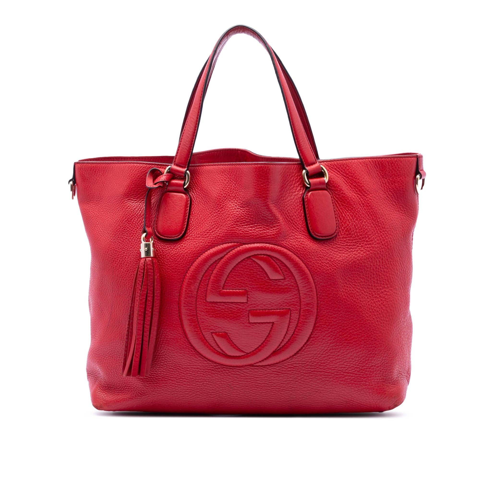 Gucci Large Leather Soho Working Tote