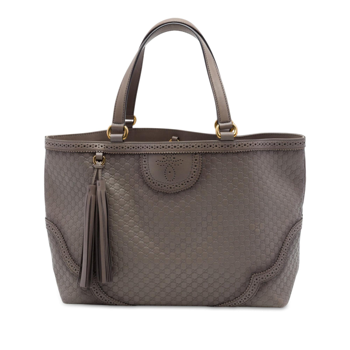 Gucci Large Microguccissima Brogue Duilio Tote