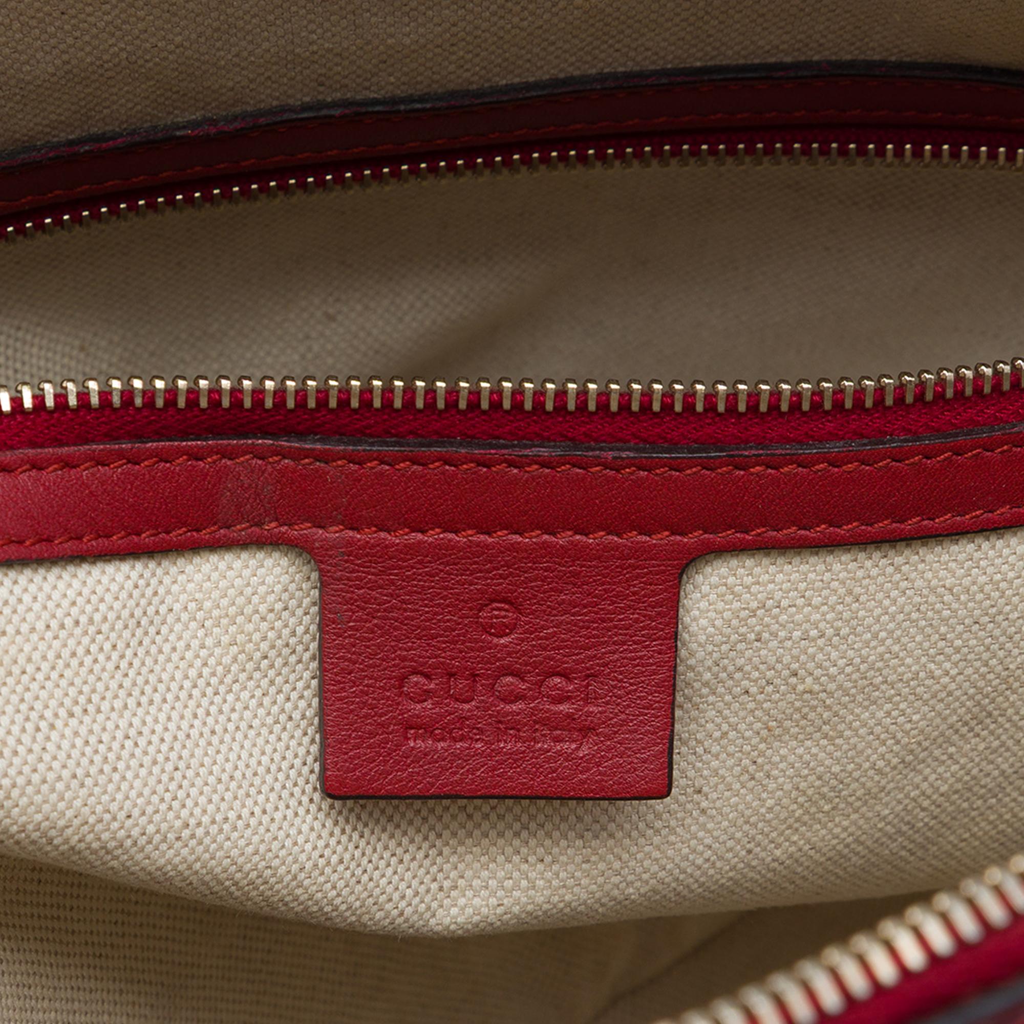 Gucci Large Microguccissima Patent Nice Dome Satchel