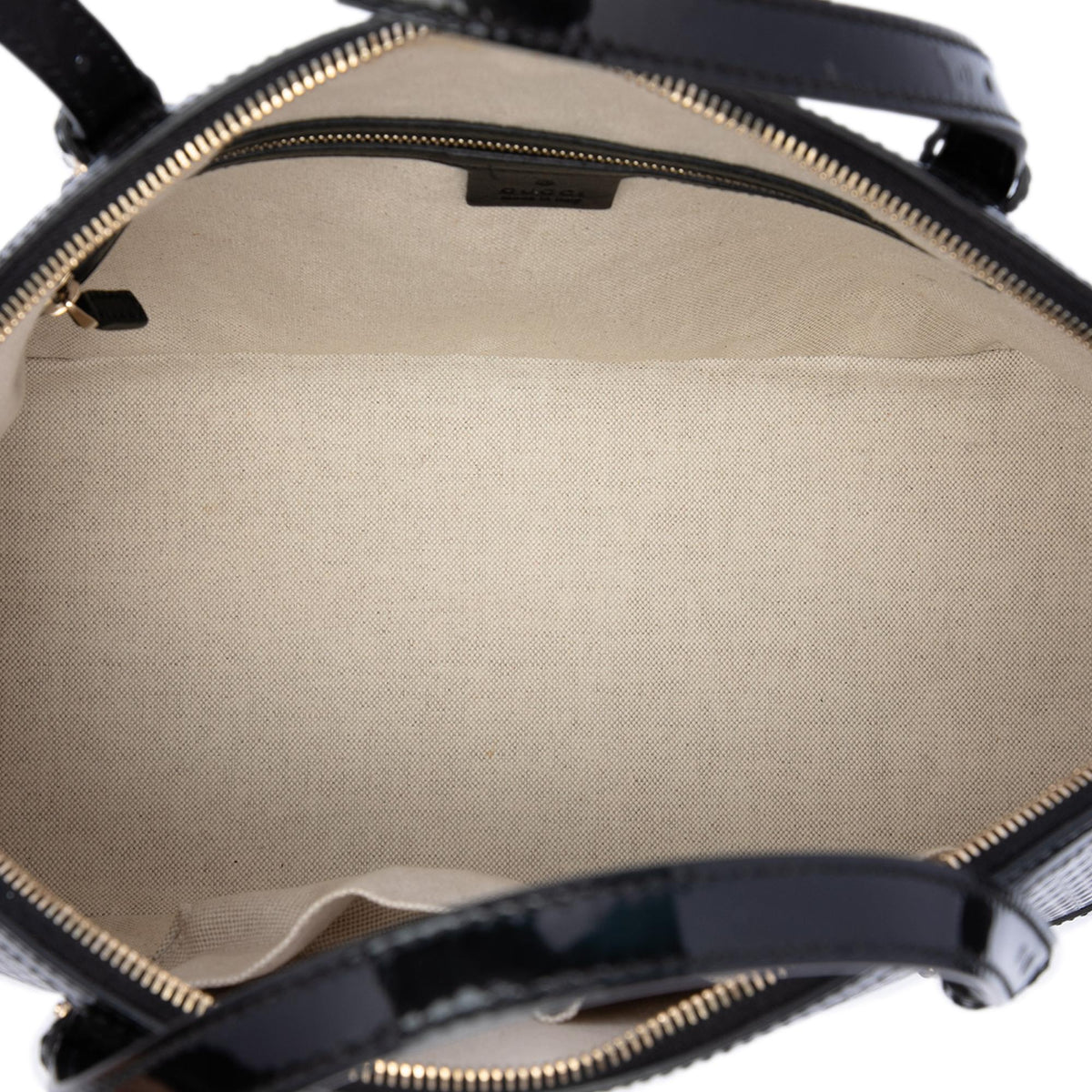 Gucci Large Microguccissima Patent Nice Dome Satchel